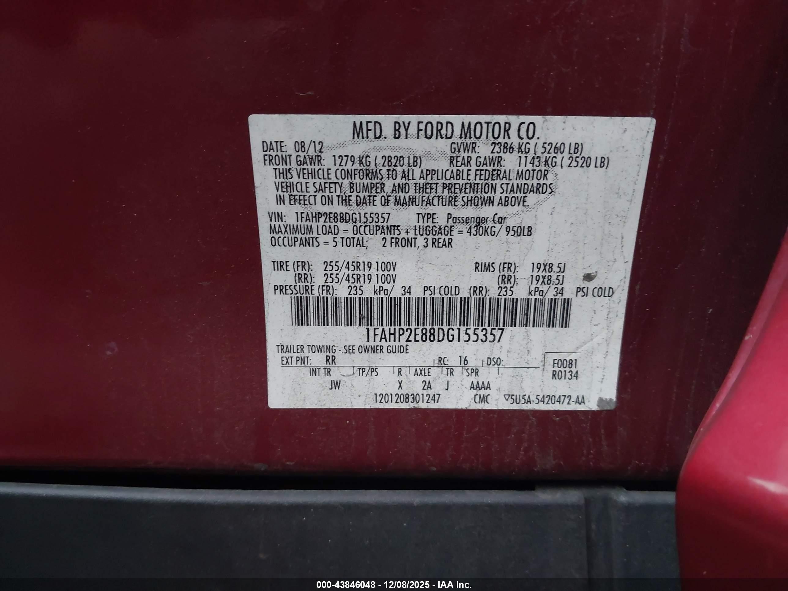 FORD TAURUS image 9
