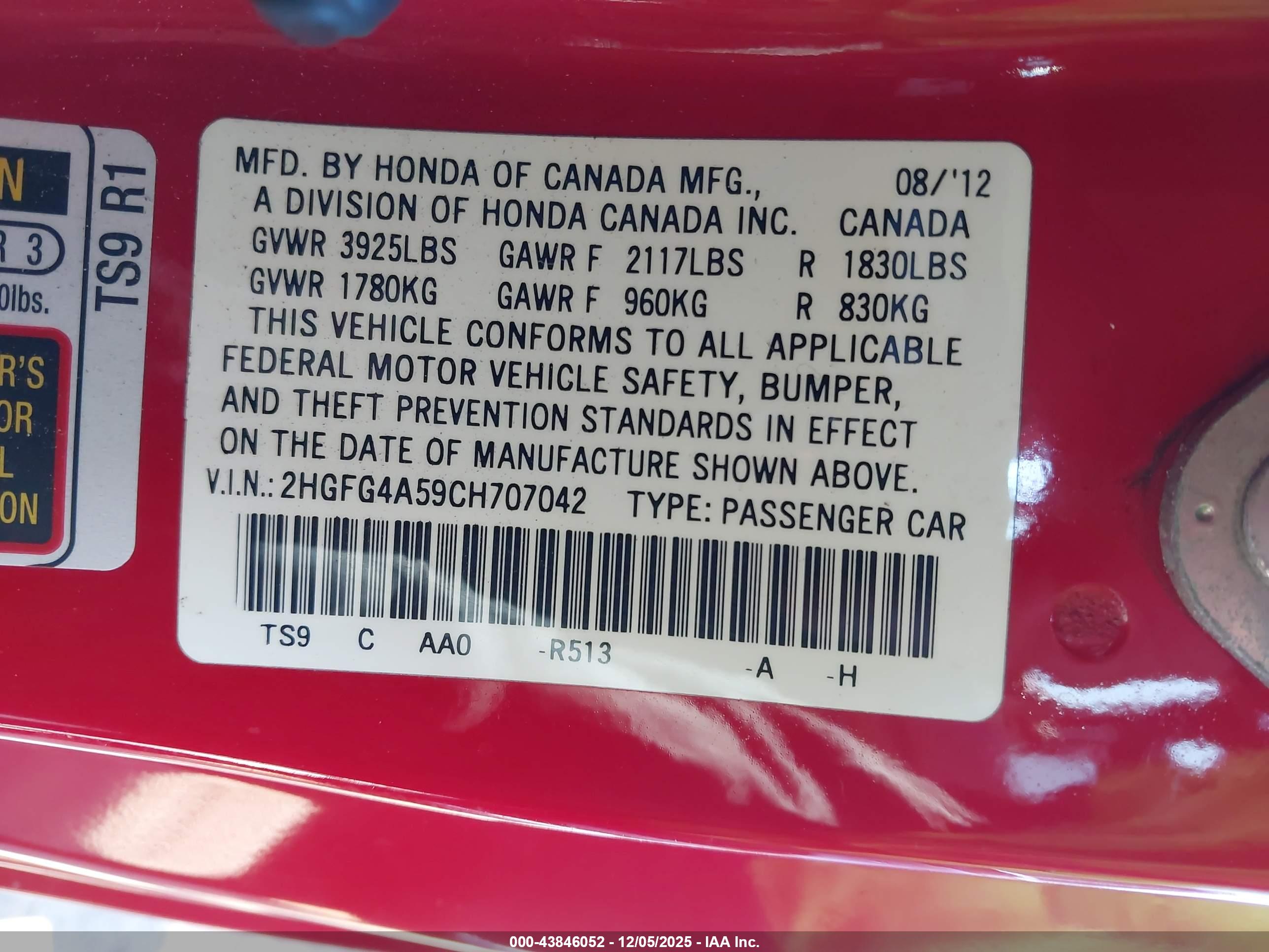 HONDA CIVIC image 9