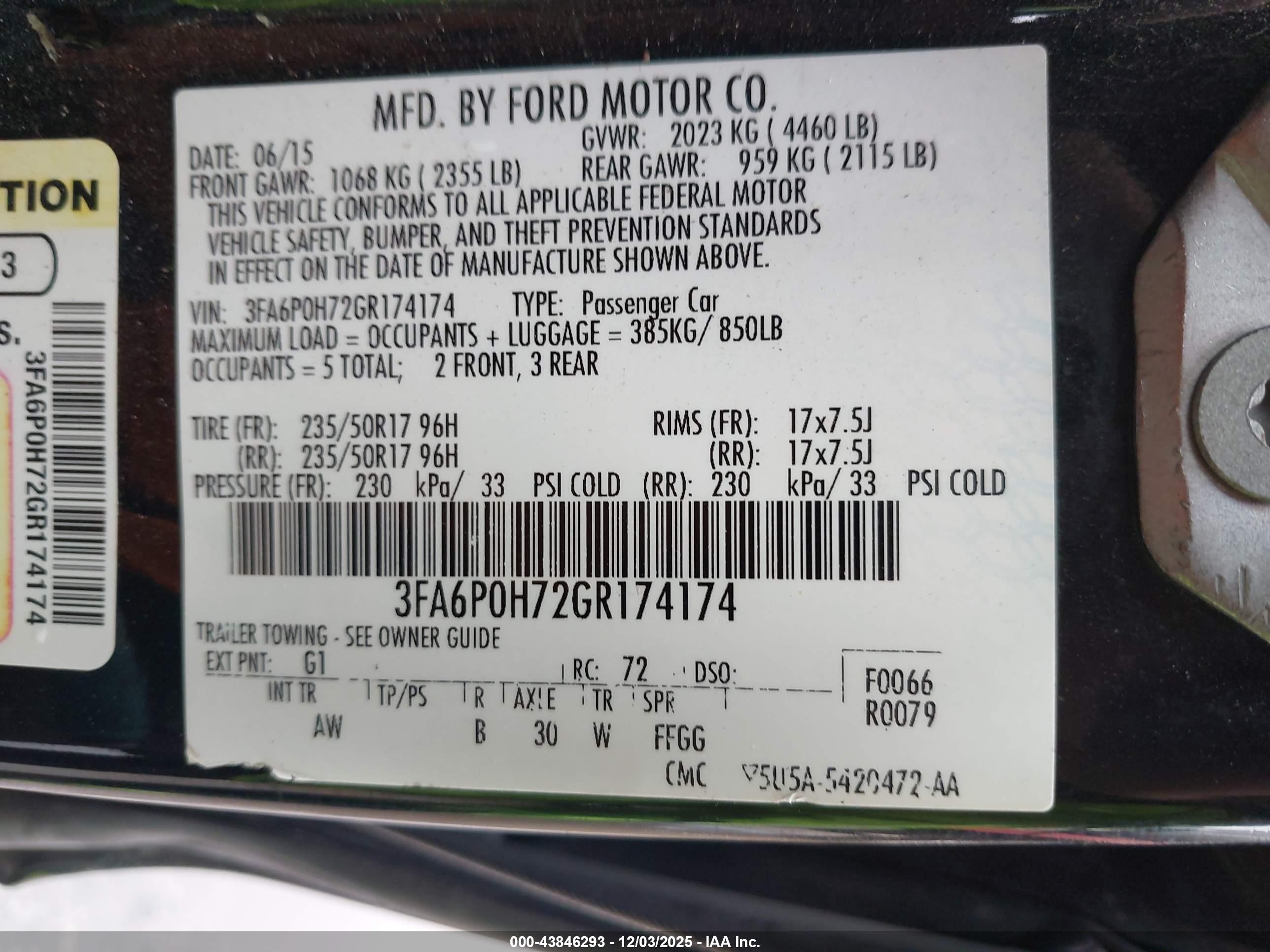 FORD FUSION image 9
