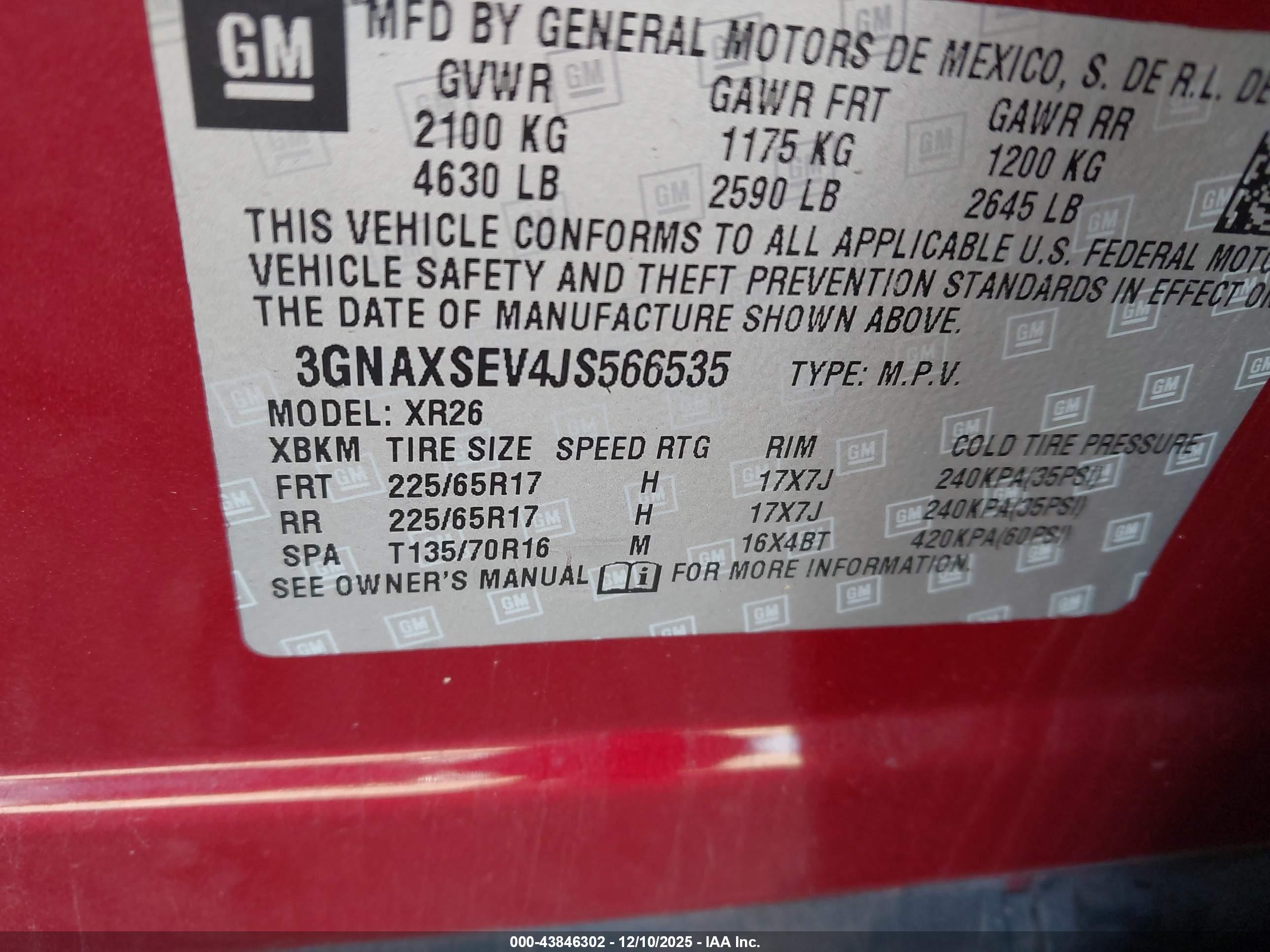 CHEVROLET EQUINOX image 9