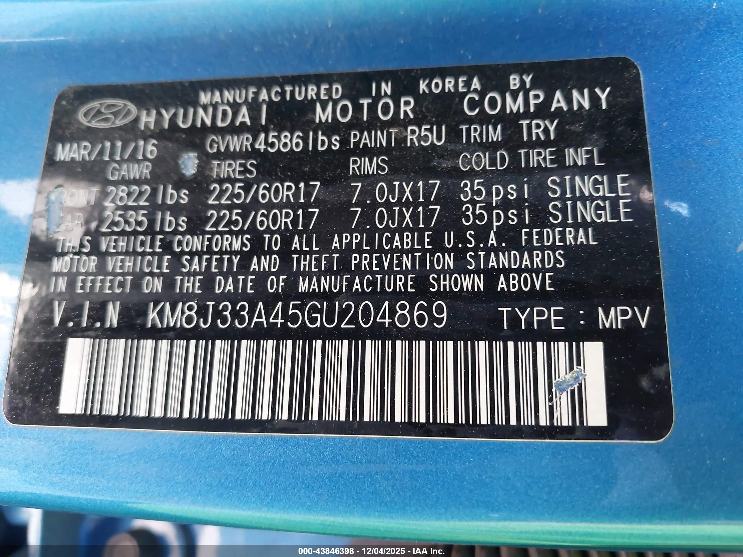HYUNDAI TUCSON image 9