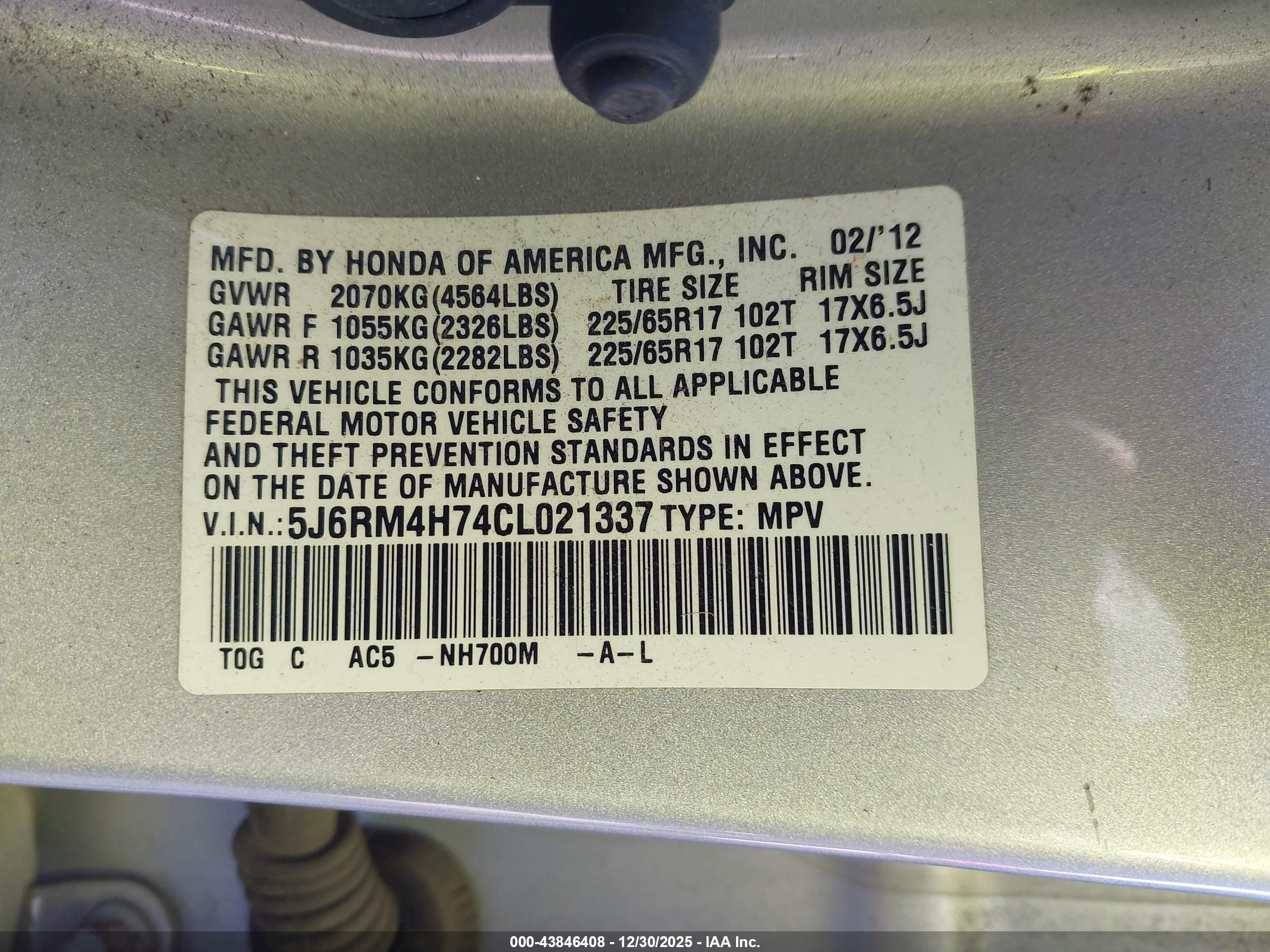 HONDA CR-V image 9