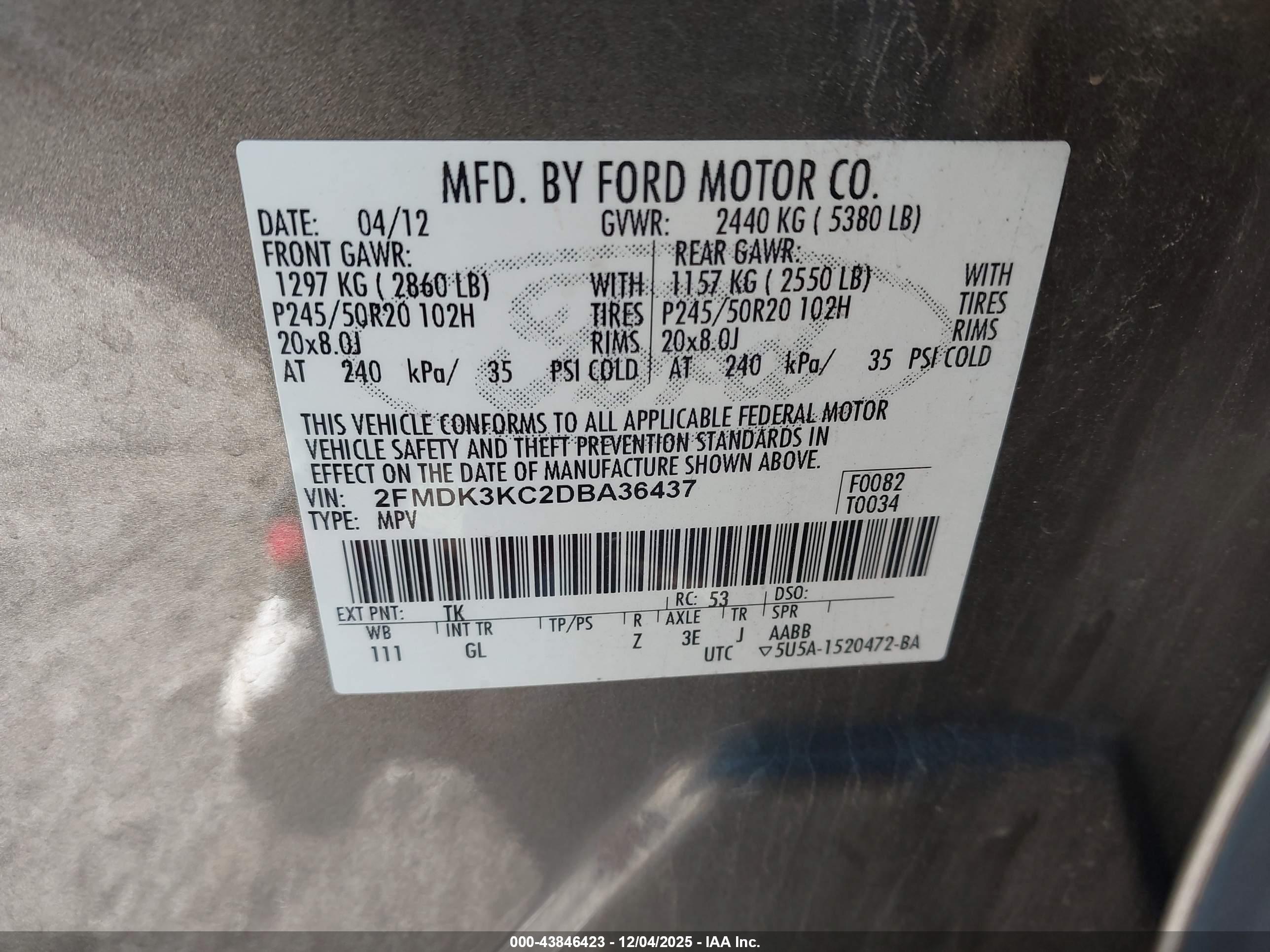 FORD EDGE image 9