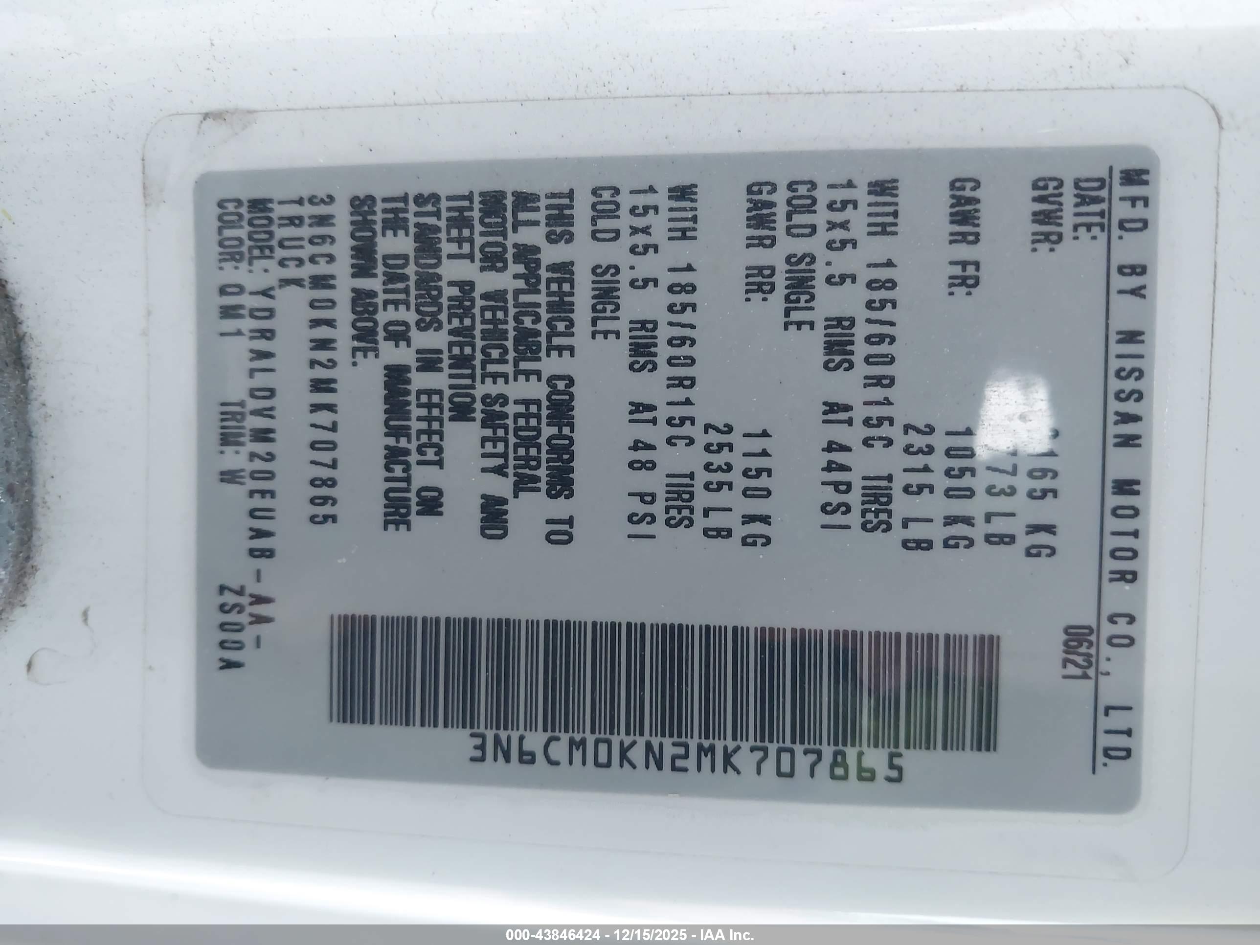 NISSAN NV200 image 9