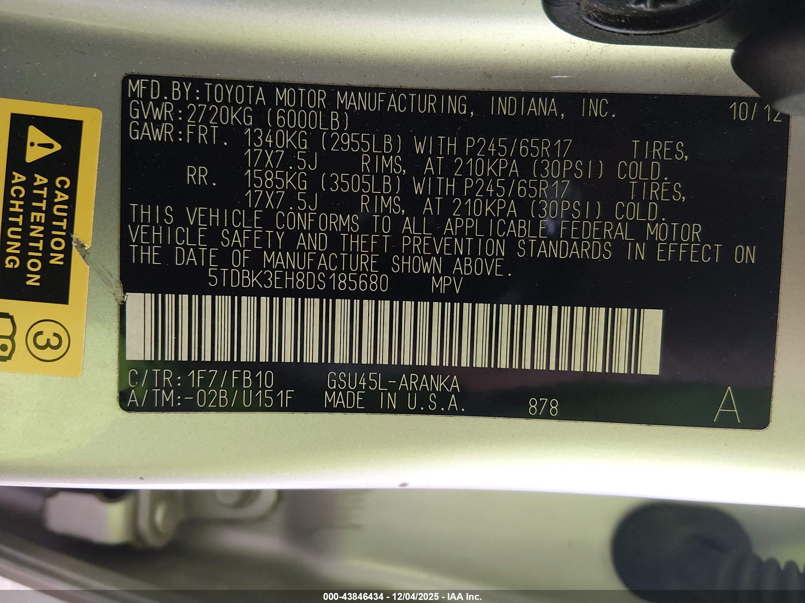 TOYOTA HIGHLANDER image 9