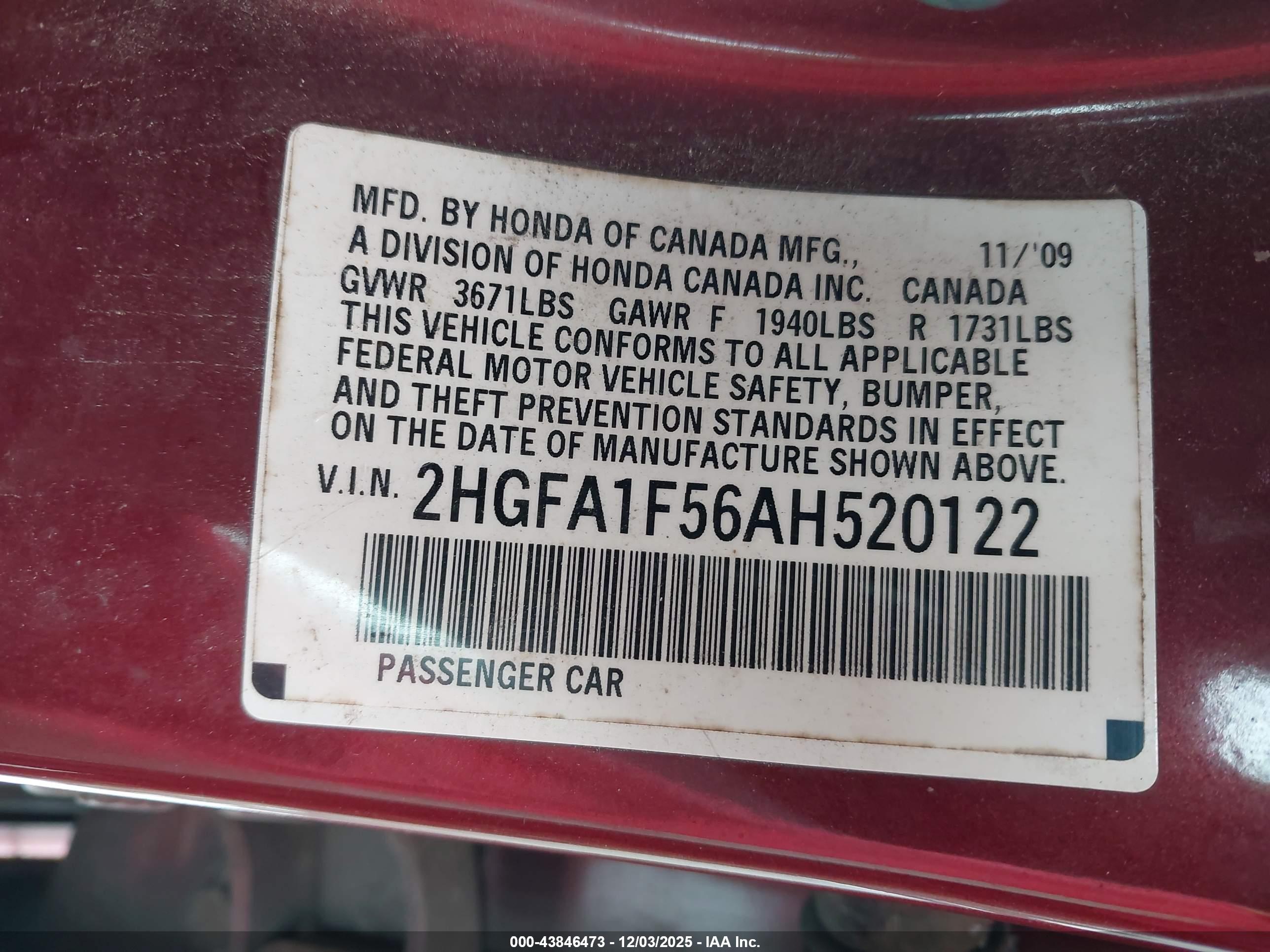 HONDA CIVIC image 9