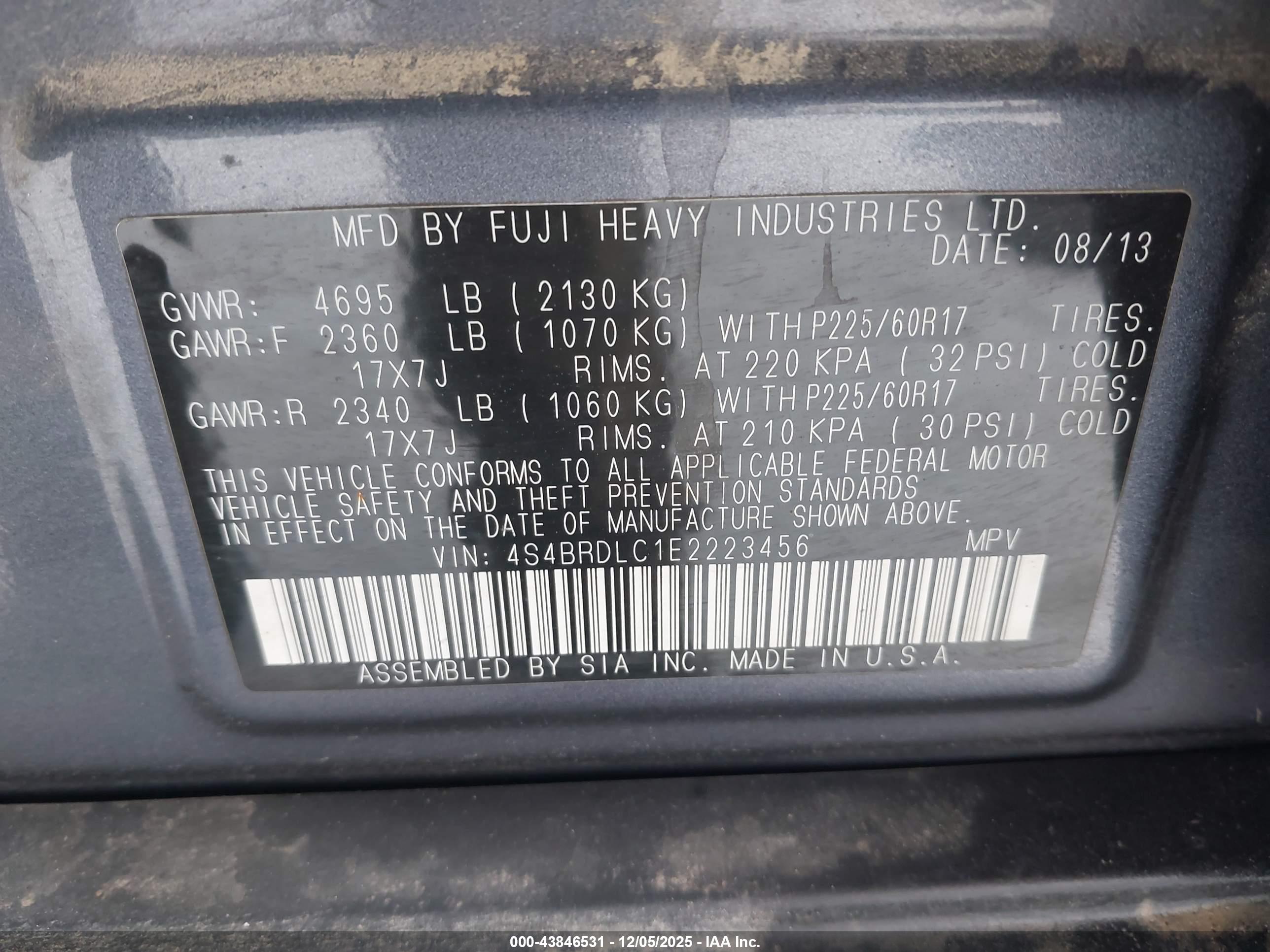 SUBARU OUTBACK image 9