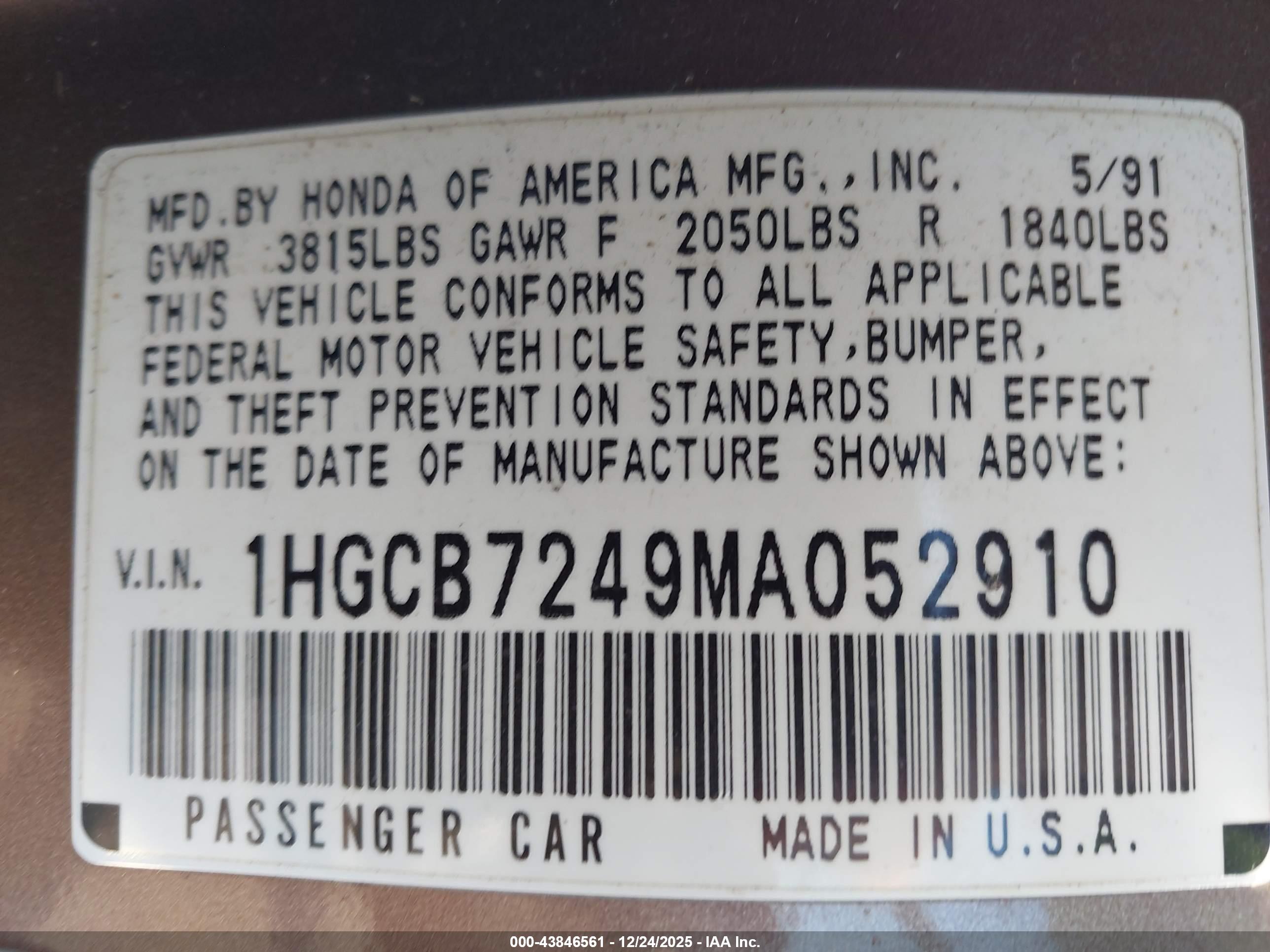 HONDA ACCORD image 9