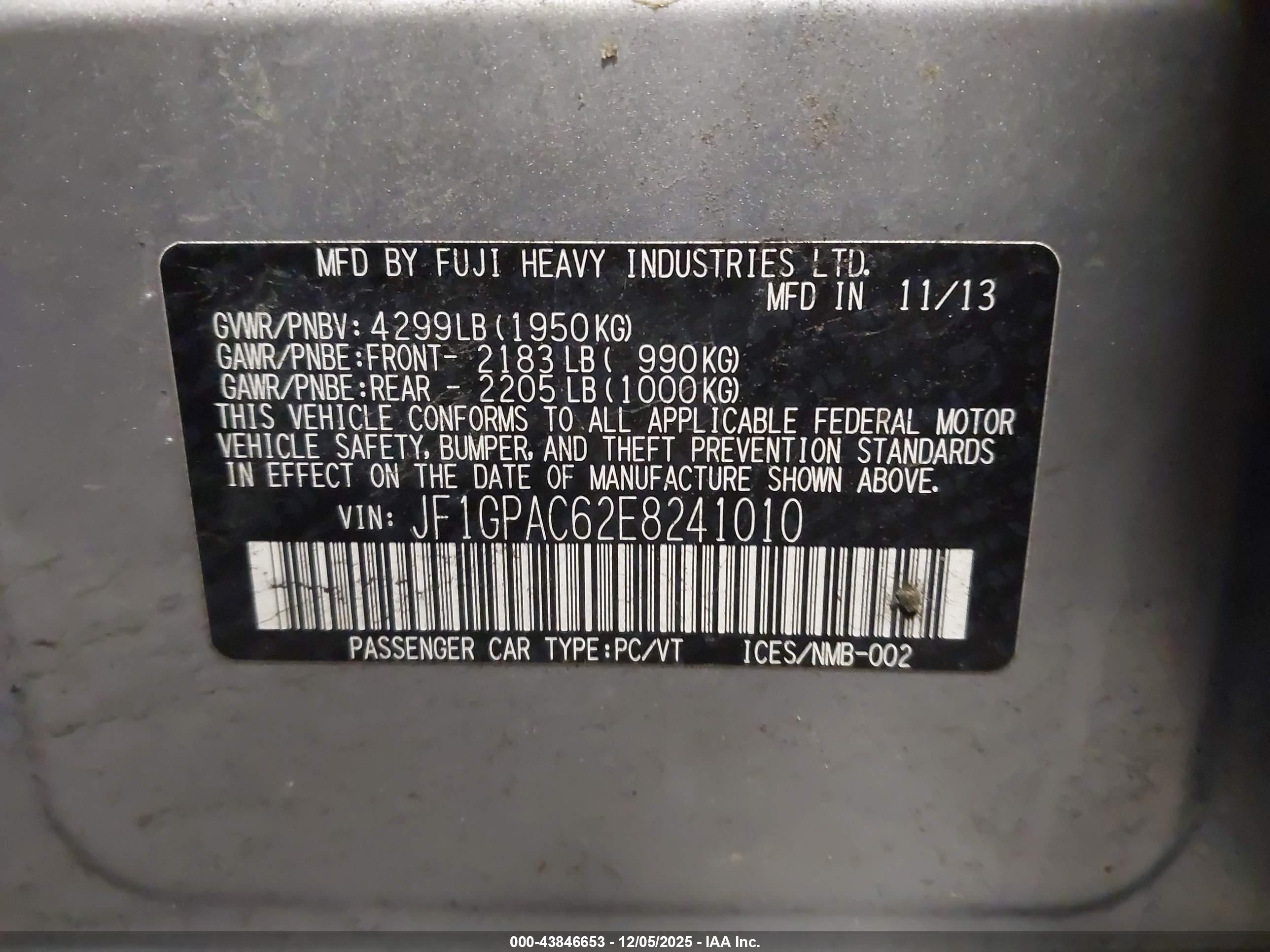 SUBARU IMPREZA image 9
