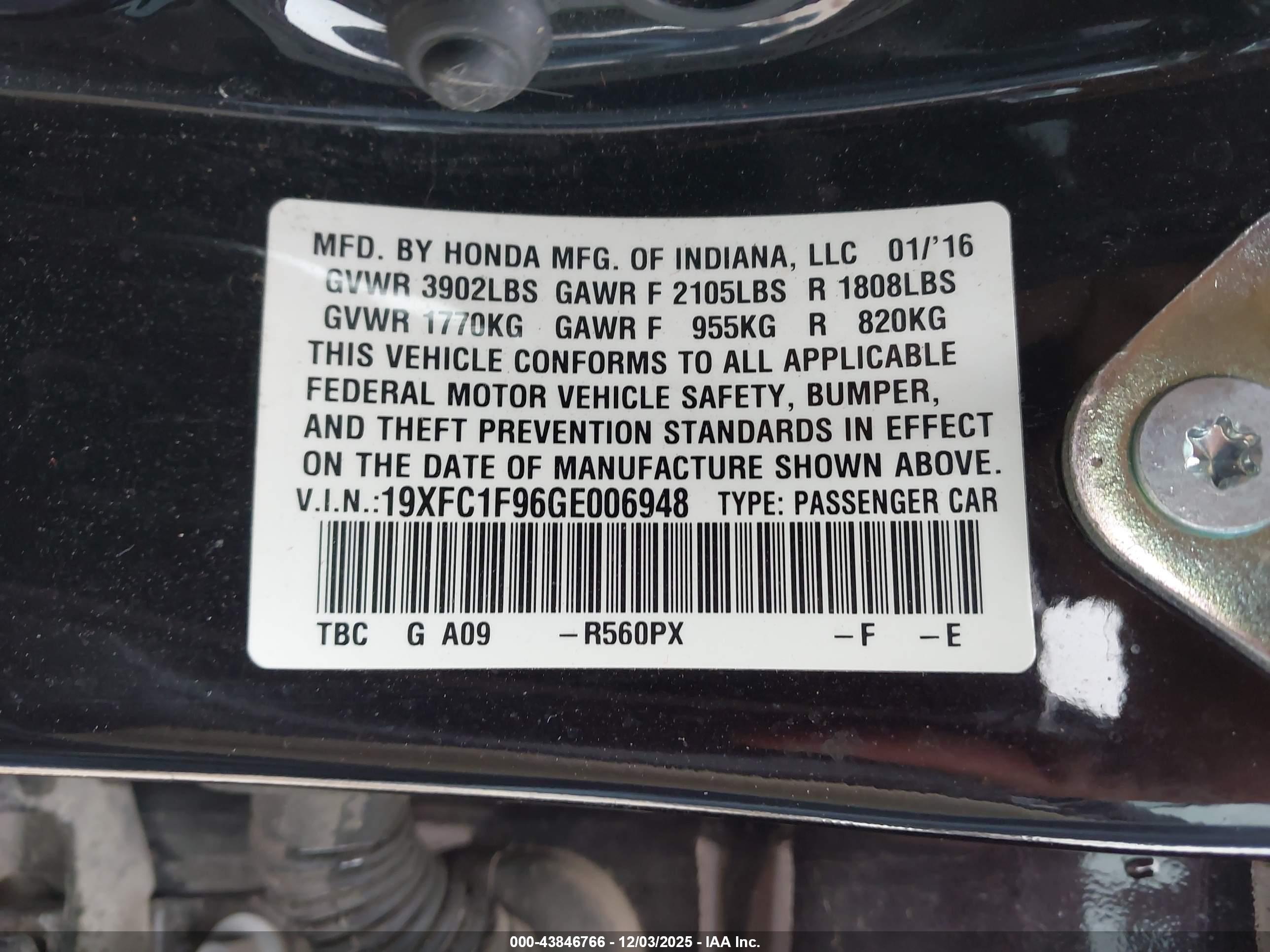 HONDA CIVIC image 9