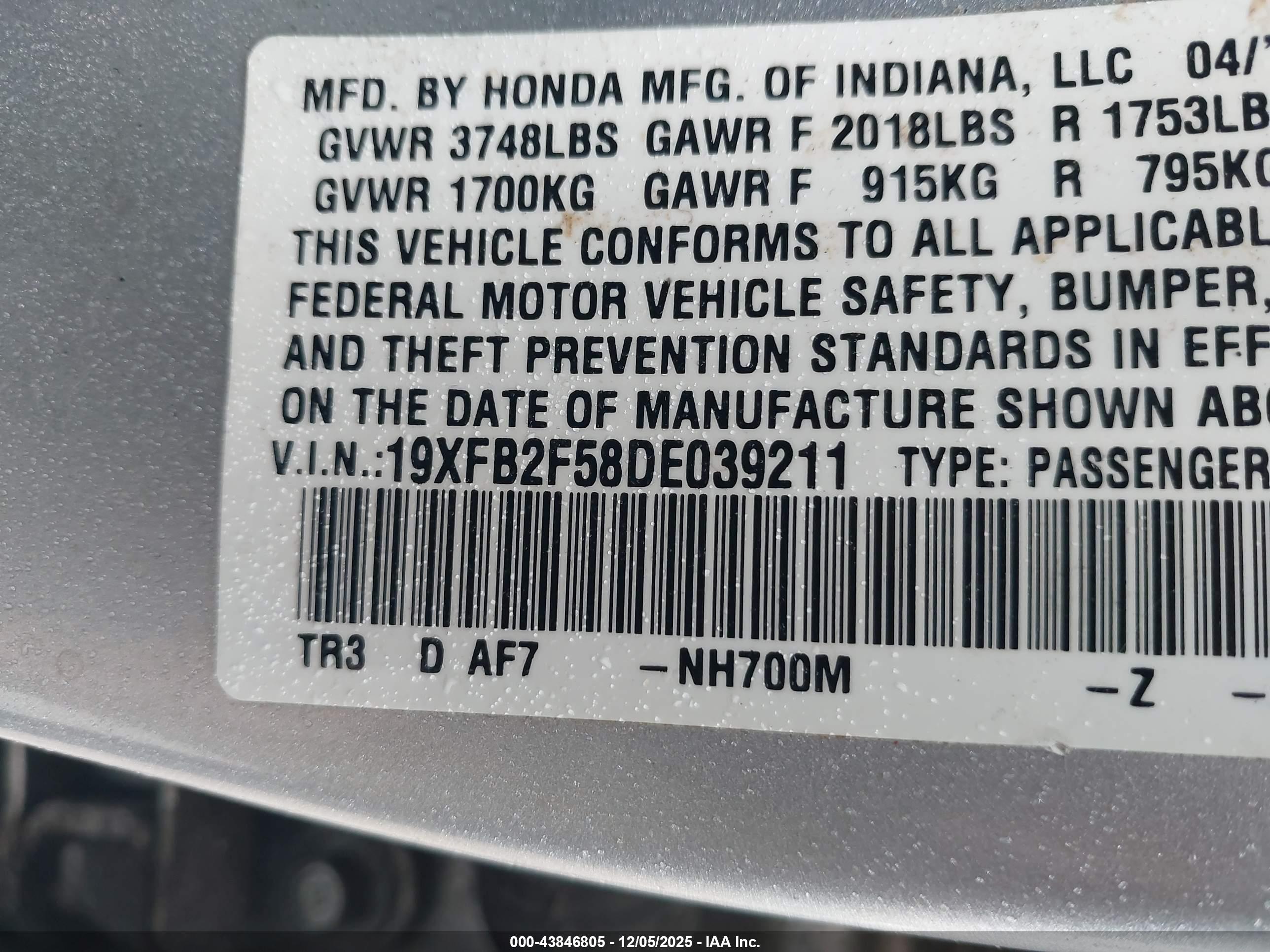 HONDA CIVIC image 9