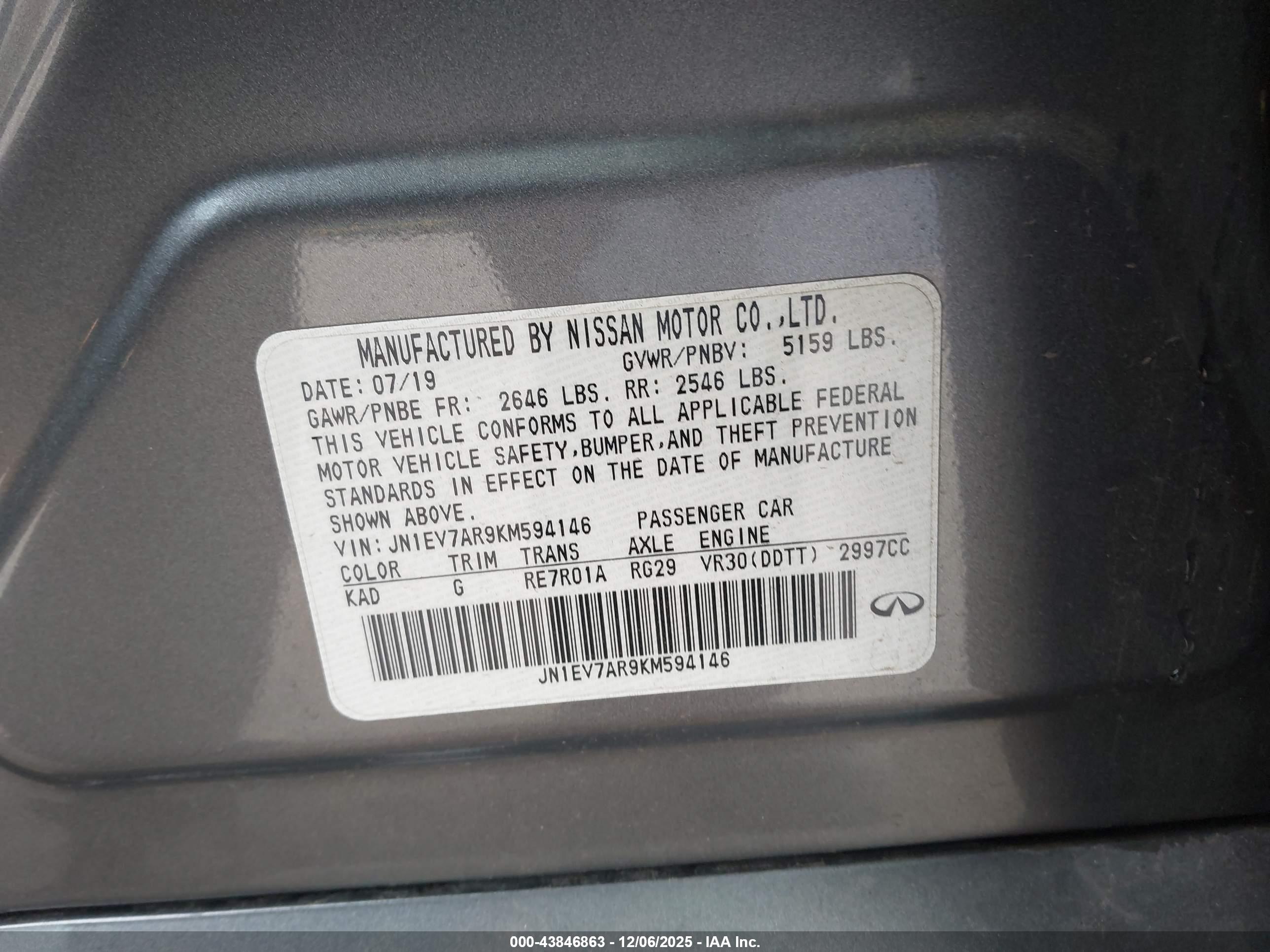 INFINITI Q50 image 9