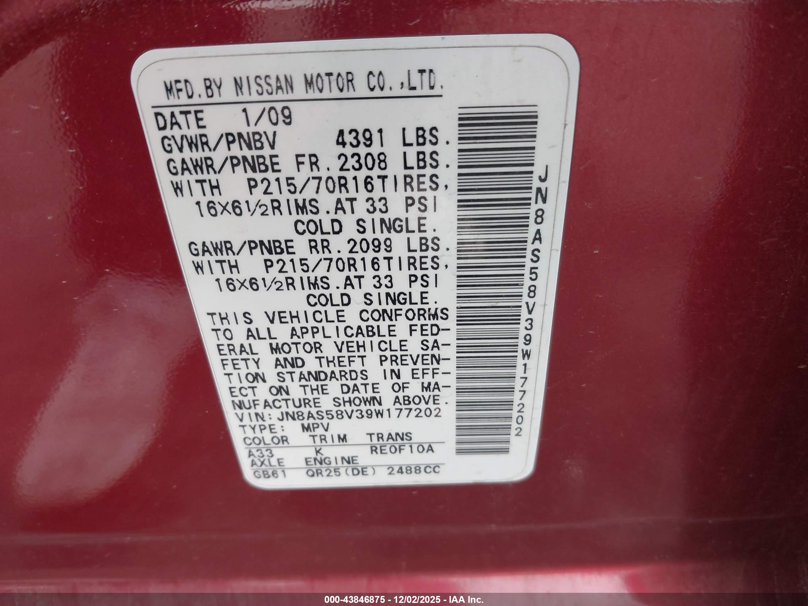 NISSAN ROGUE image 9