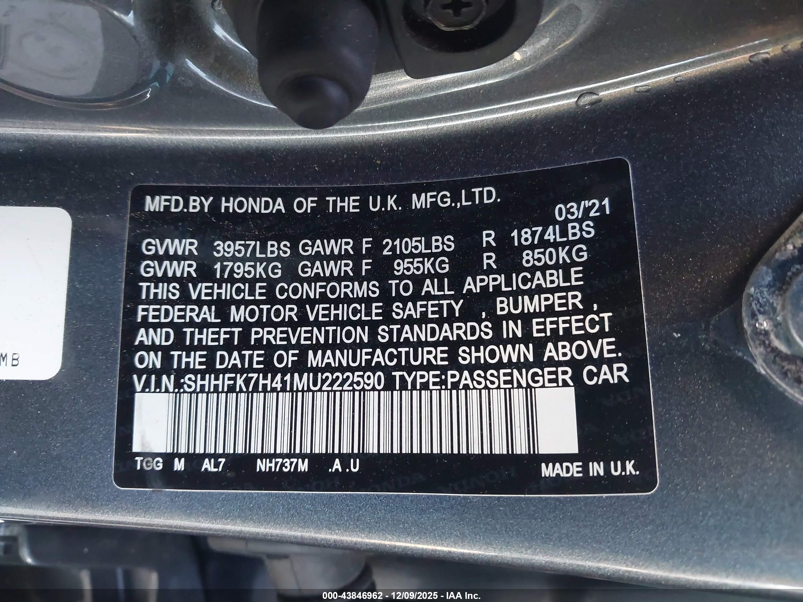 HONDA CIVIC image 9