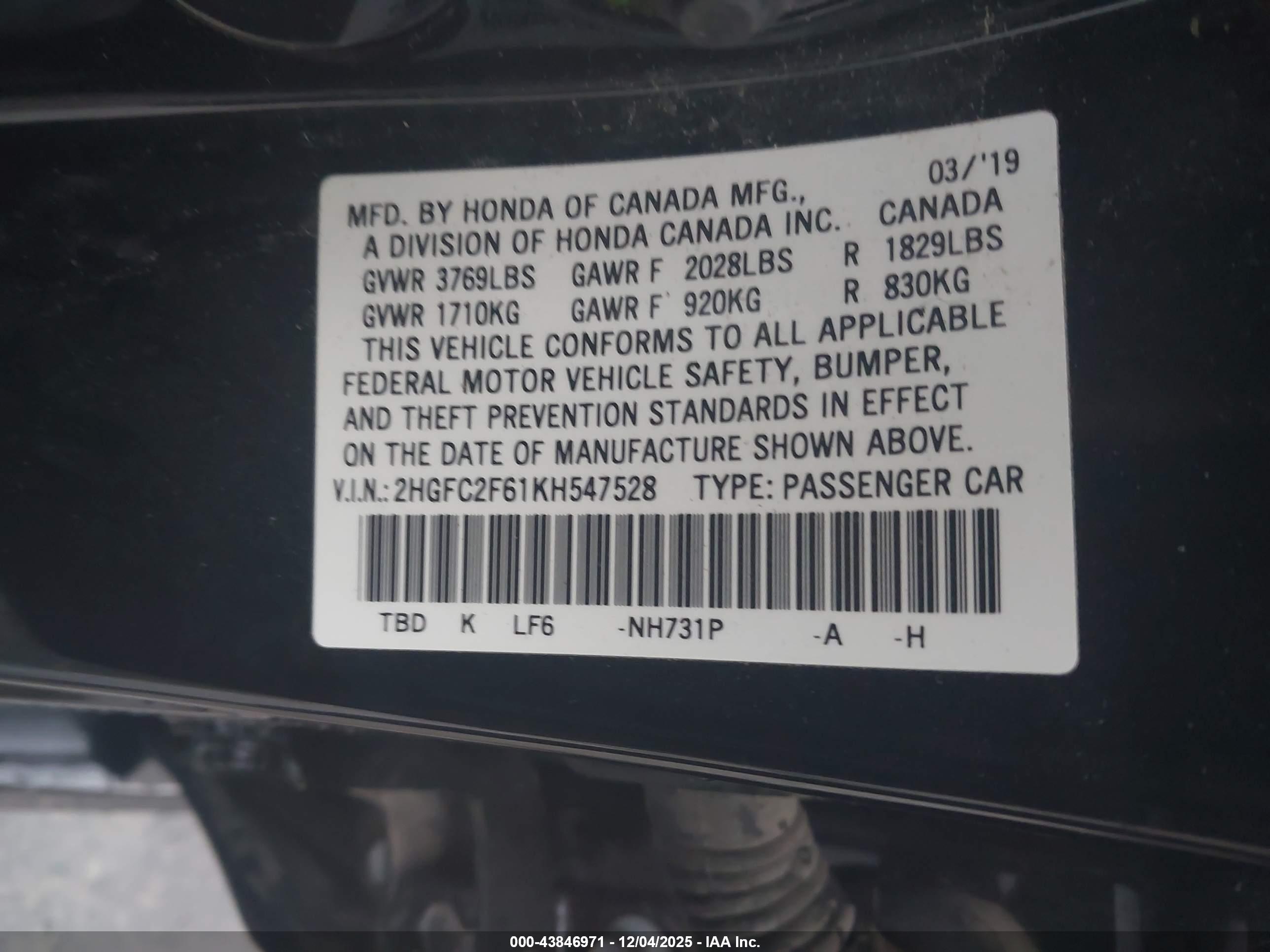 HONDA CIVIC image 9