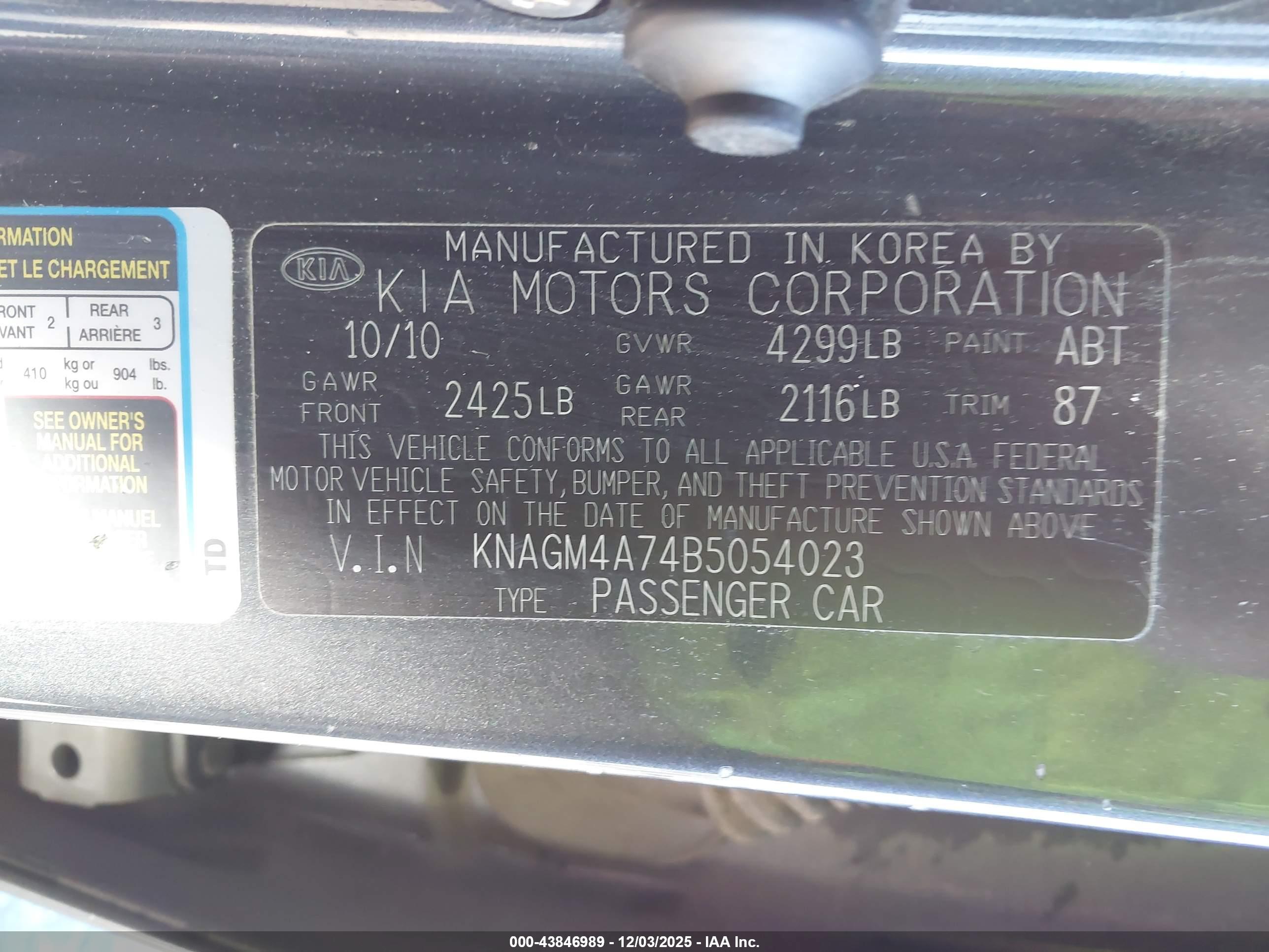 KIA OPTIMA image 9