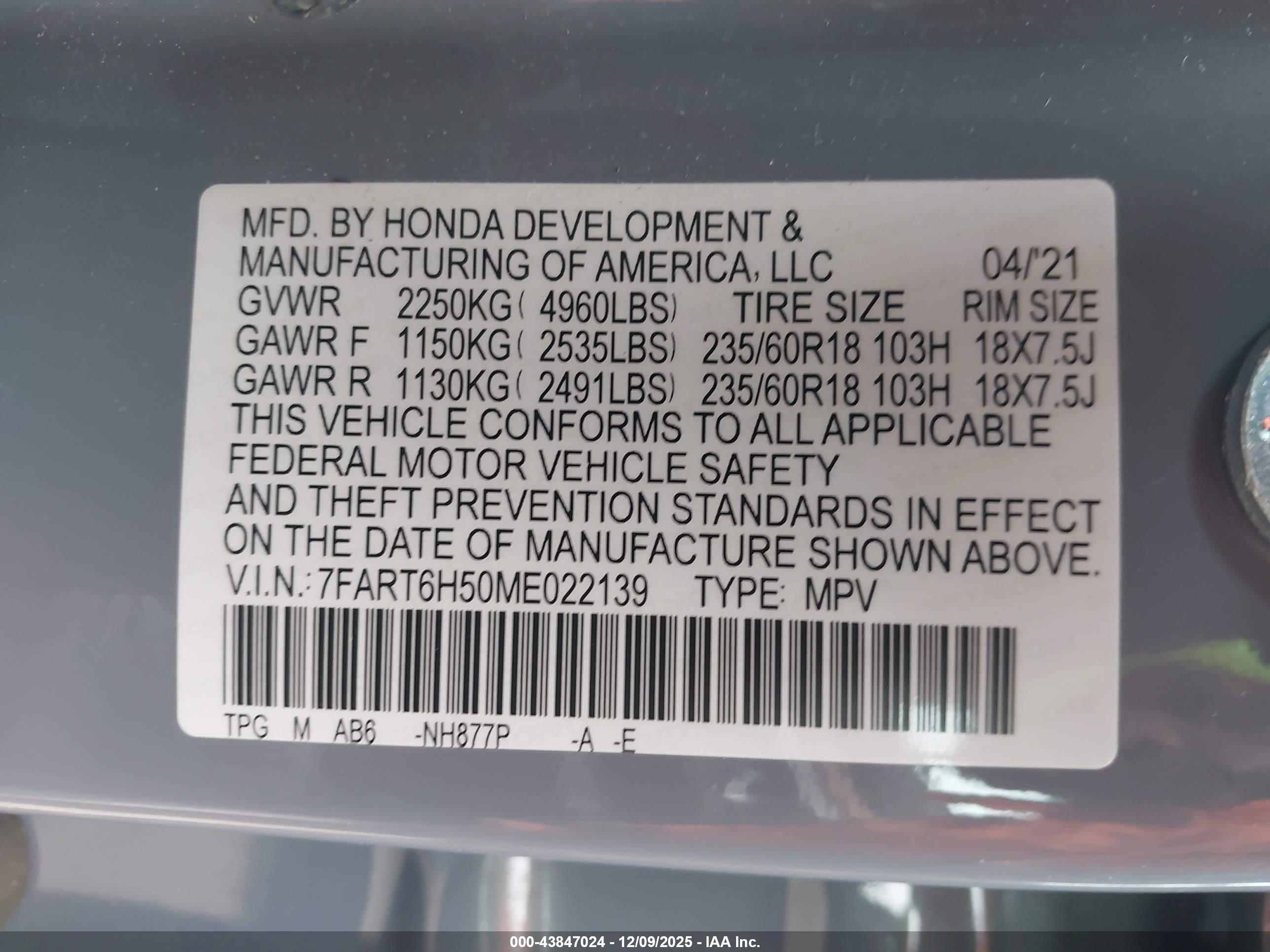 HONDA CR-V image 9