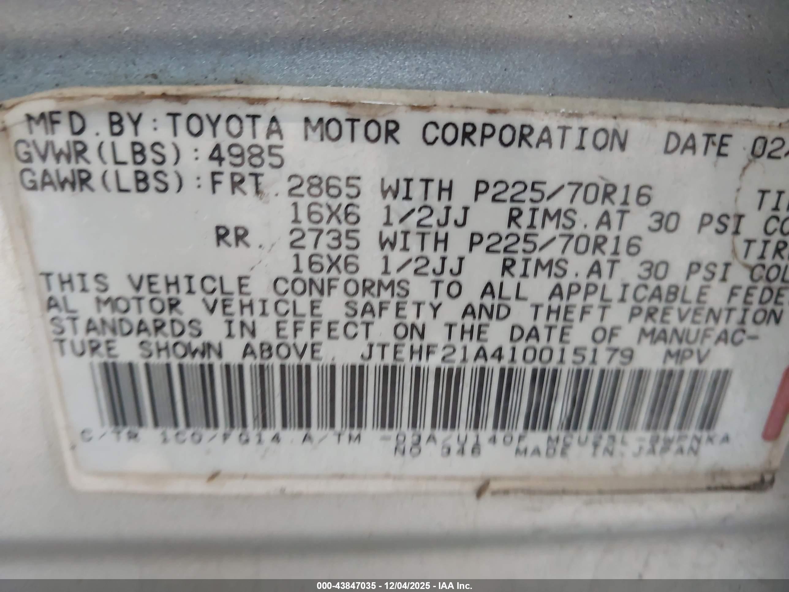 TOYOTA HIGHLANDER image 9