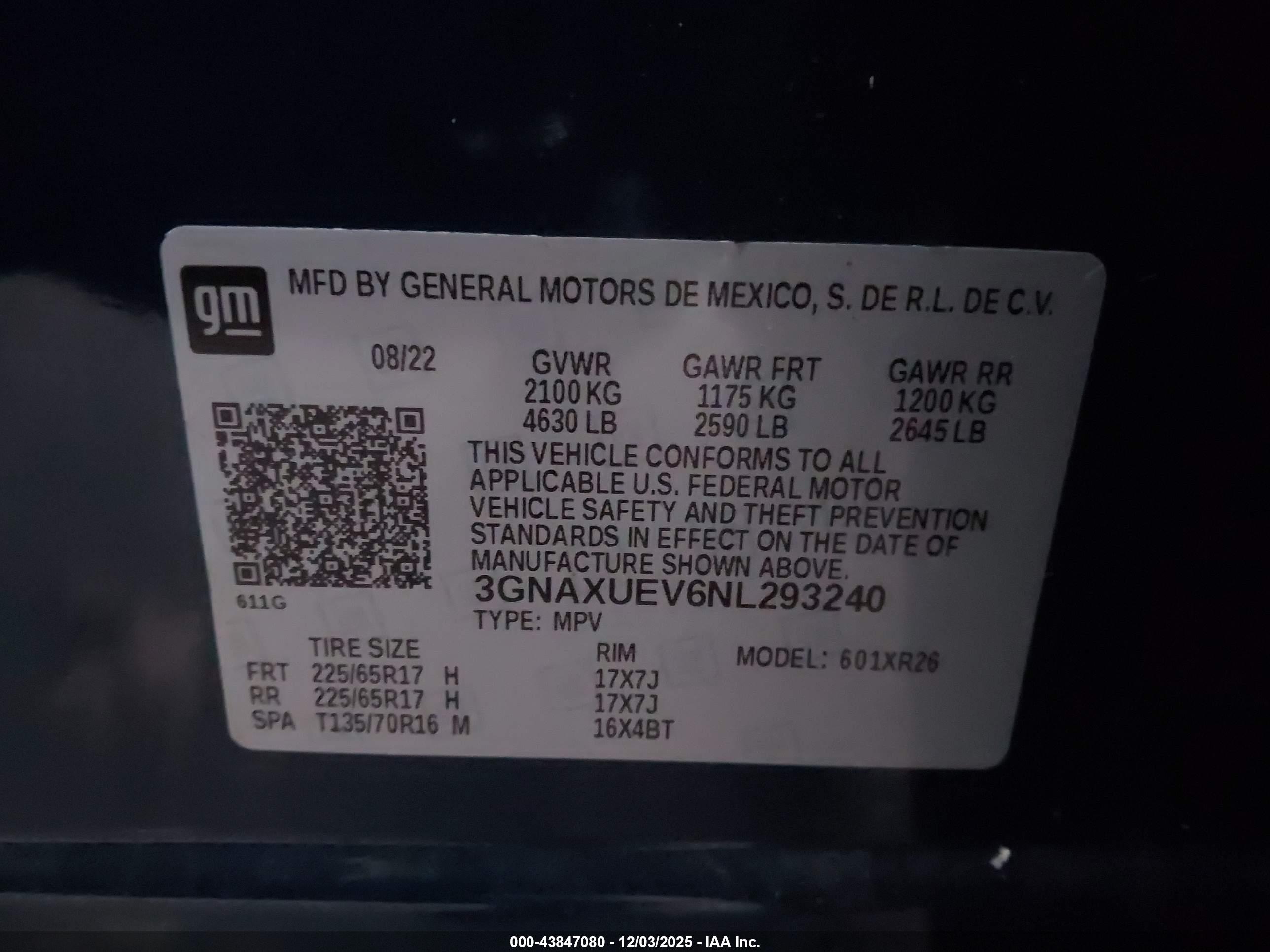 CHEVROLET EQUINOX image 9