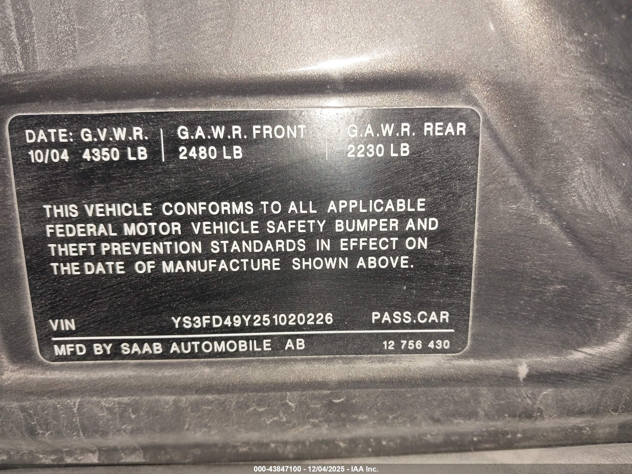 SAAB 9-3 image 9