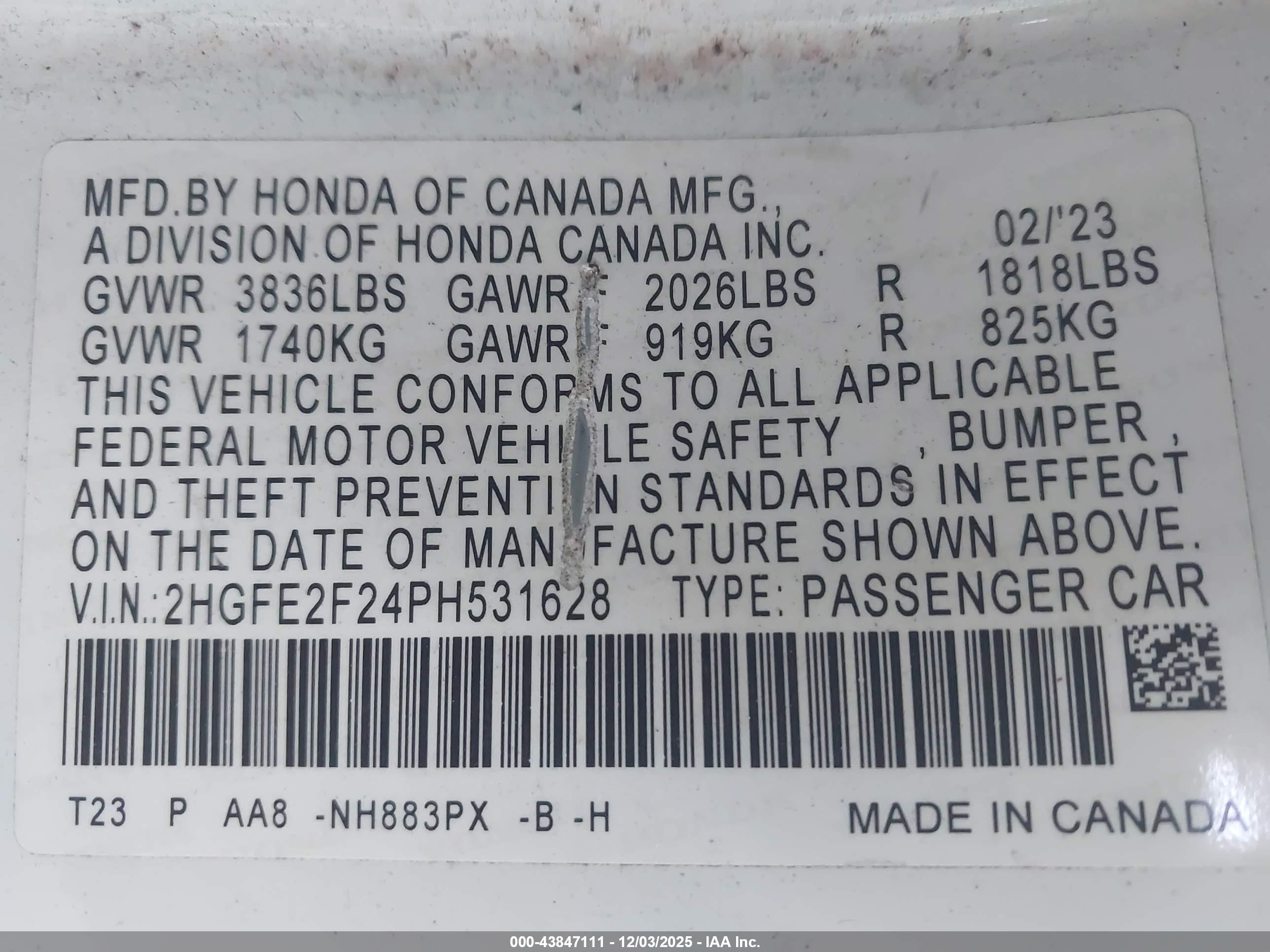 HONDA CIVIC image 9