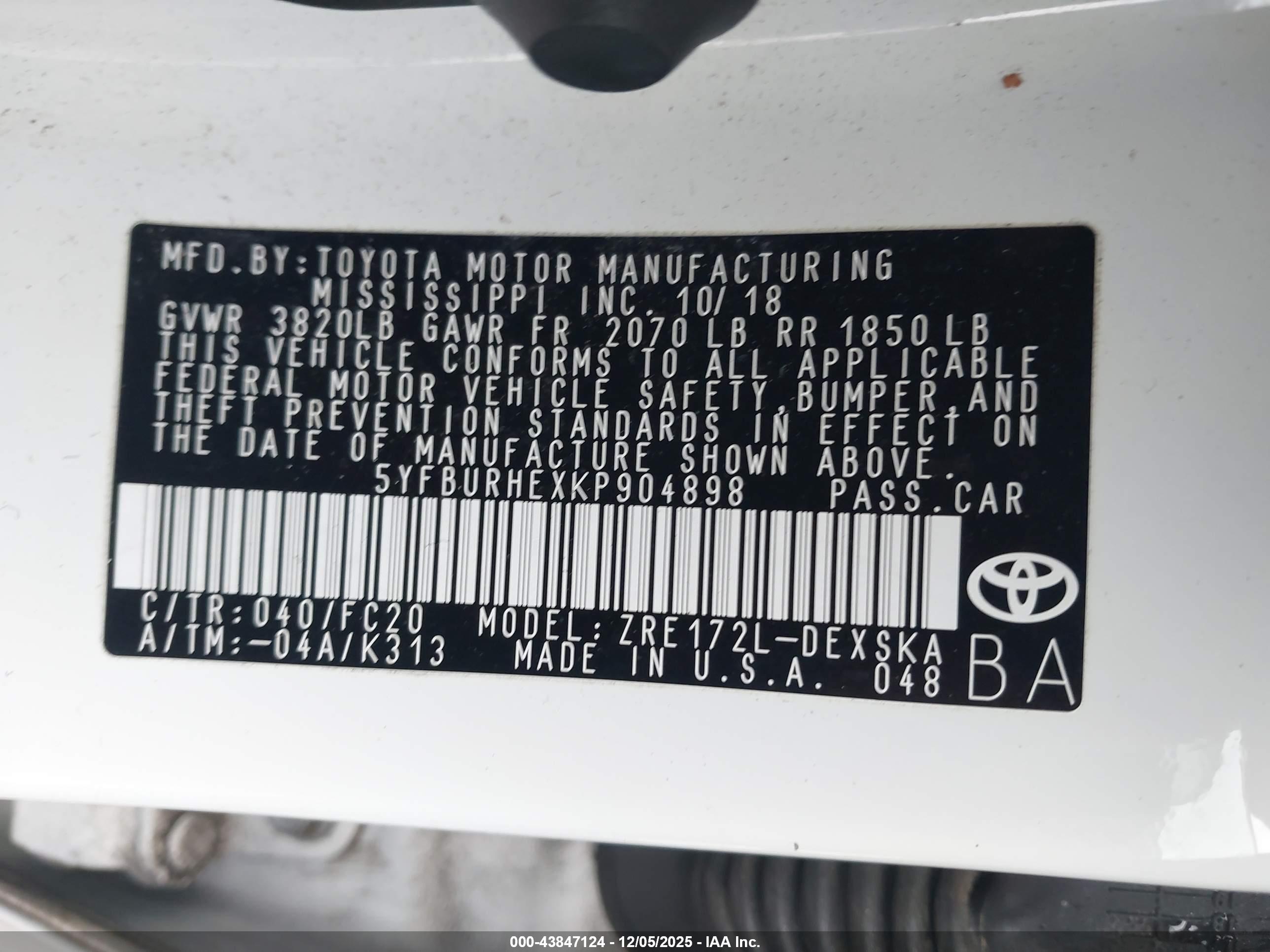 TOYOTA COROLLA image 9