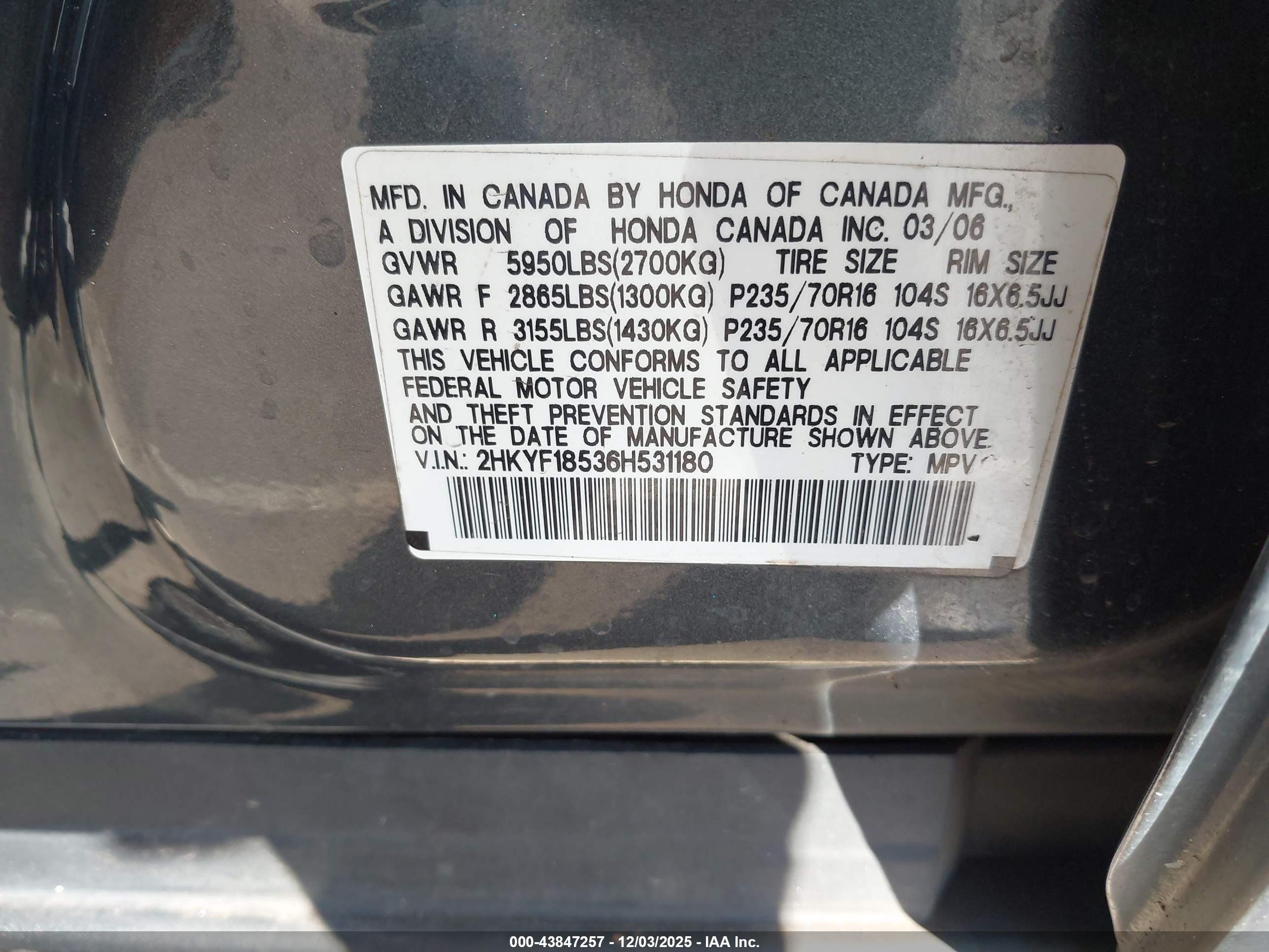 HONDA PILOT image 9