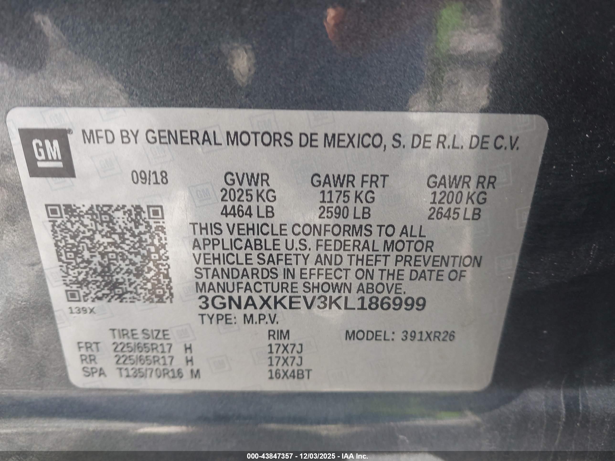 CHEVROLET EQUINOX image 9