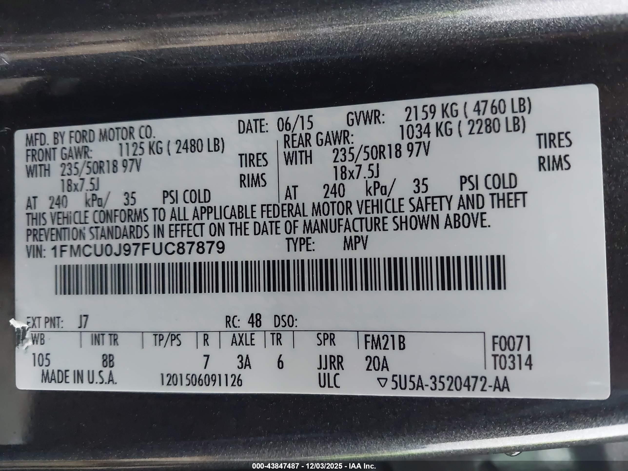 FORD ESCAPE image 9