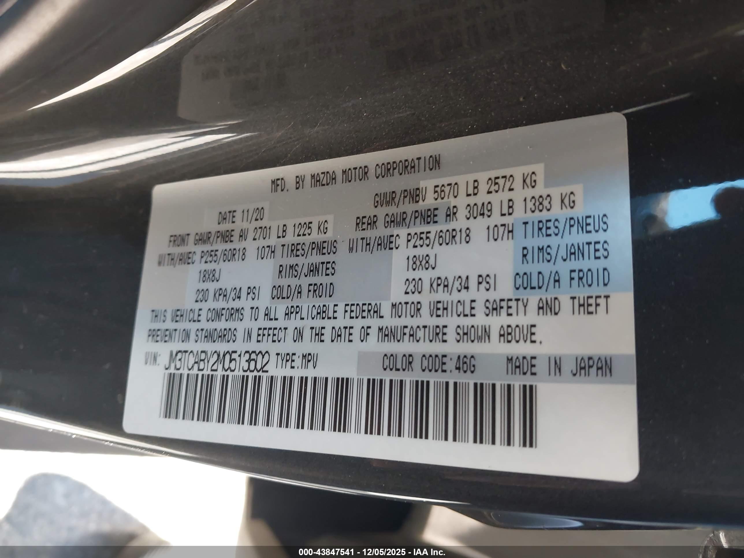 MAZDA CX-9 image 9