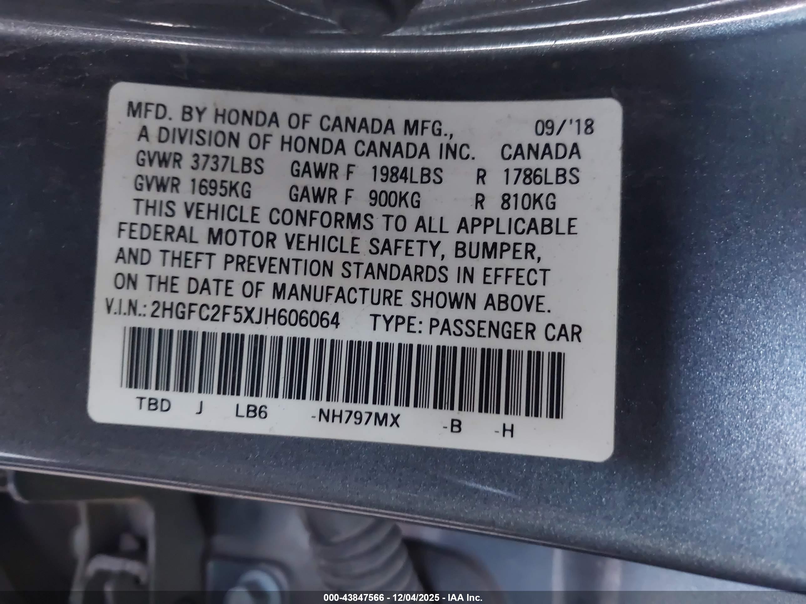 HONDA CIVIC image 9