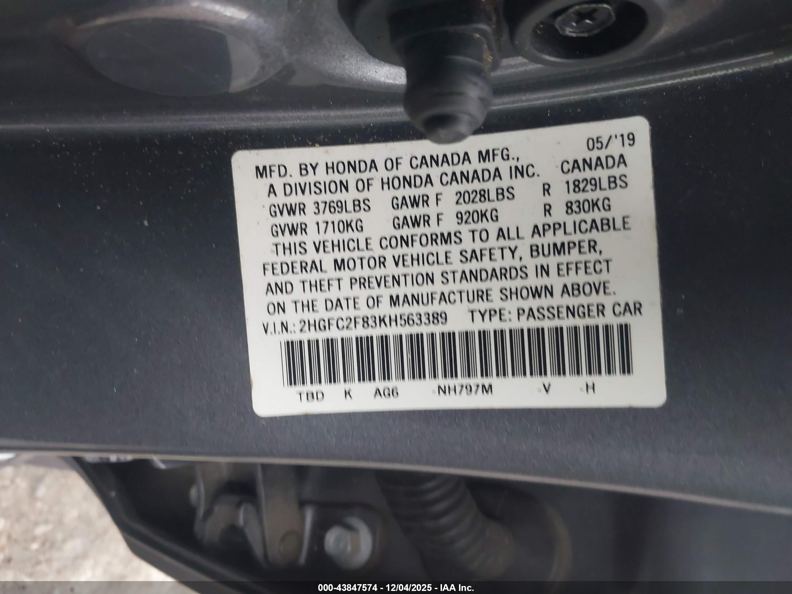 HONDA CIVIC image 9