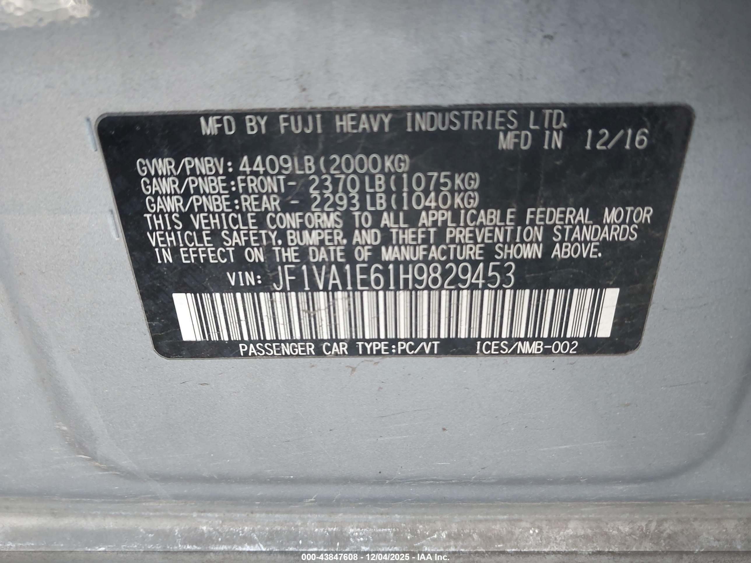 SUBARU WRX image 9