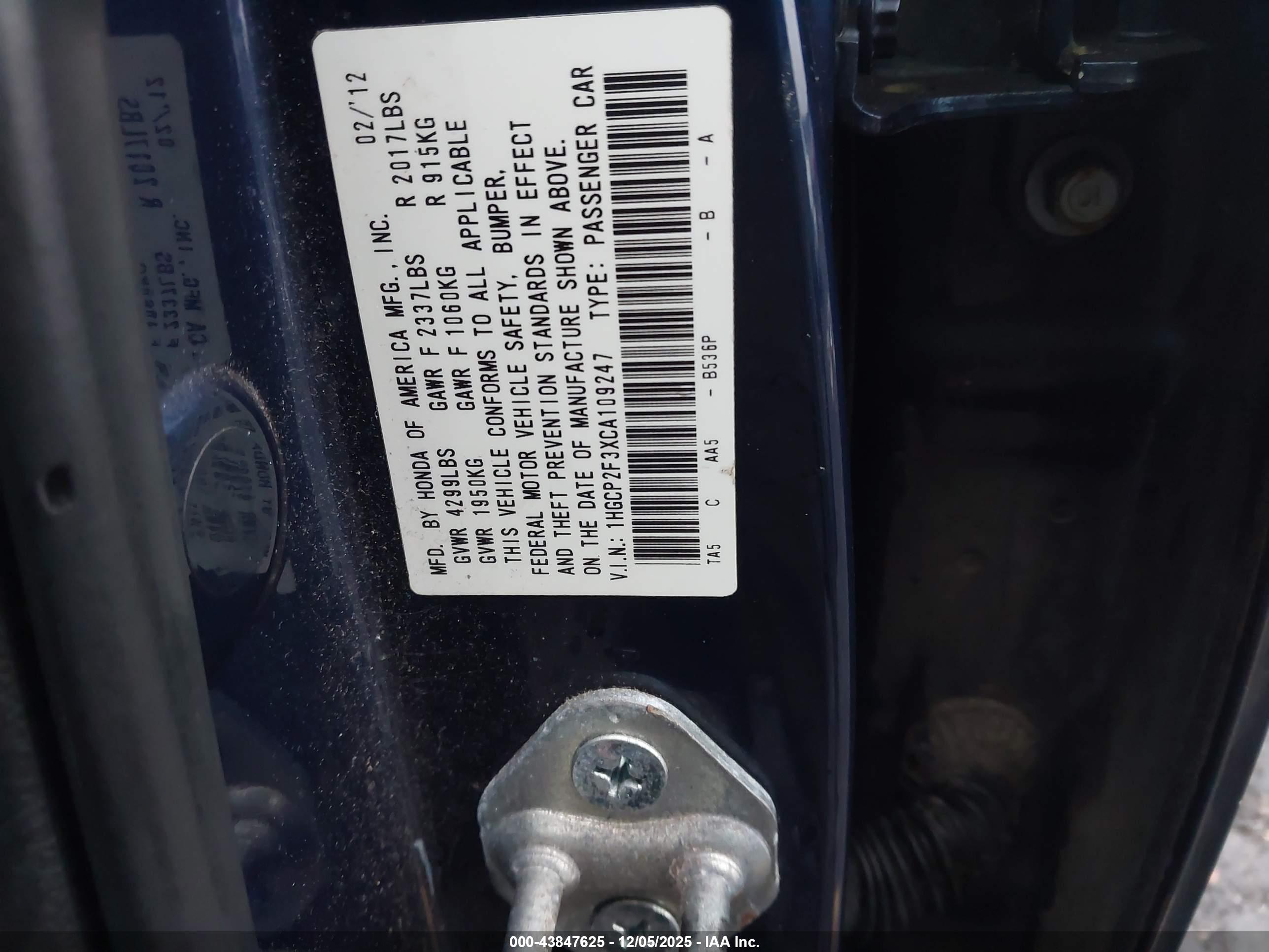 HONDA ACCORD image 9