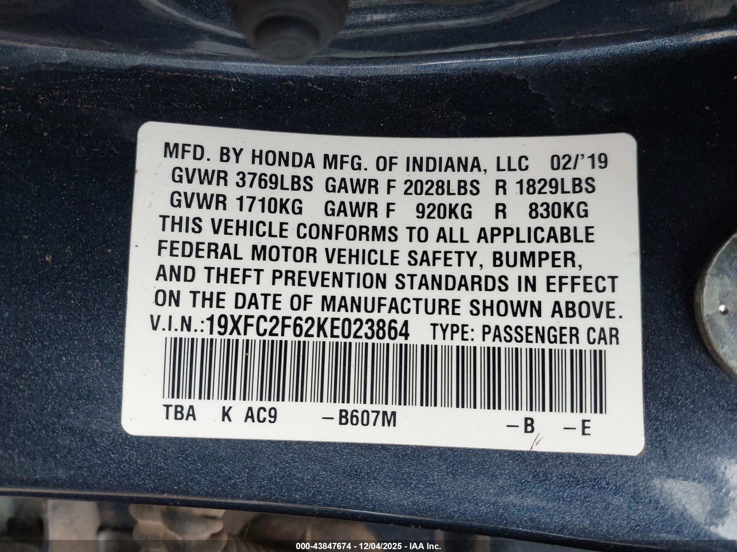 HONDA CIVIC image 9