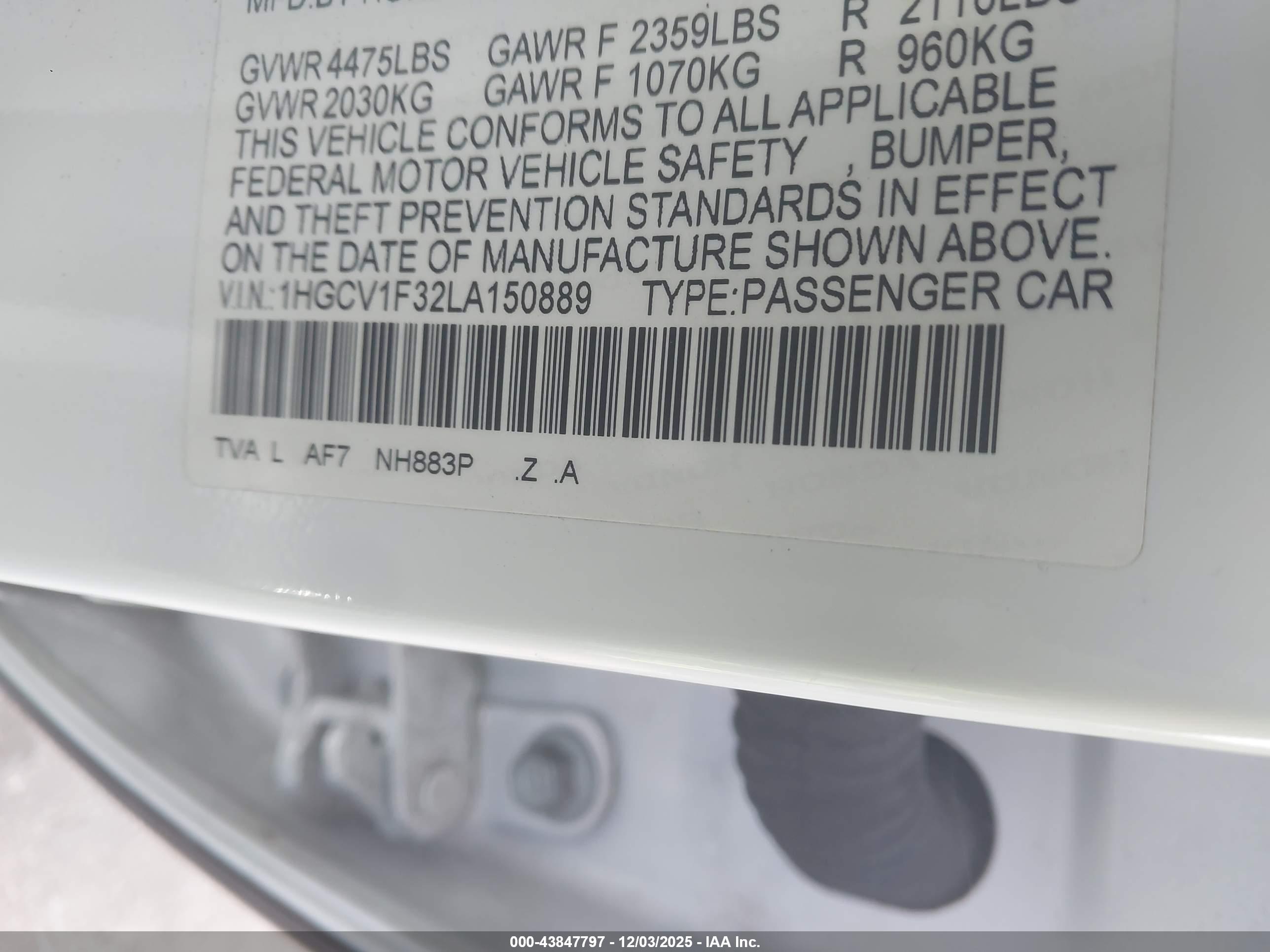 HONDA ACCORD image 9
