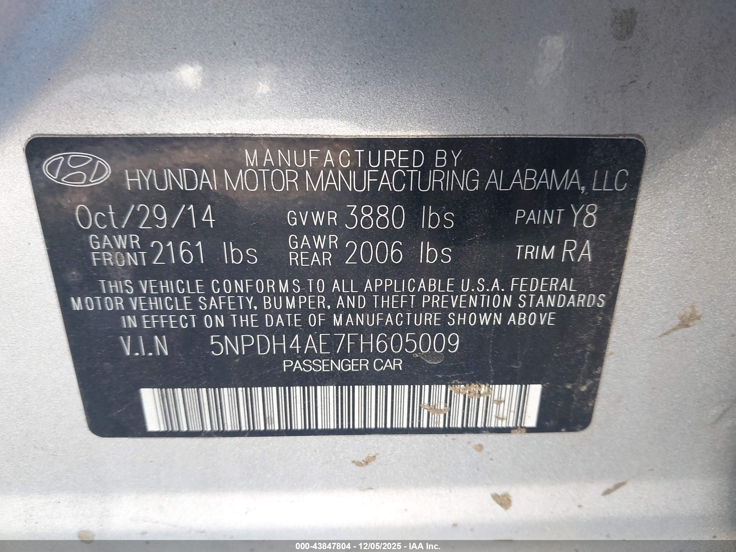 HYUNDAI ELANTRA image 9