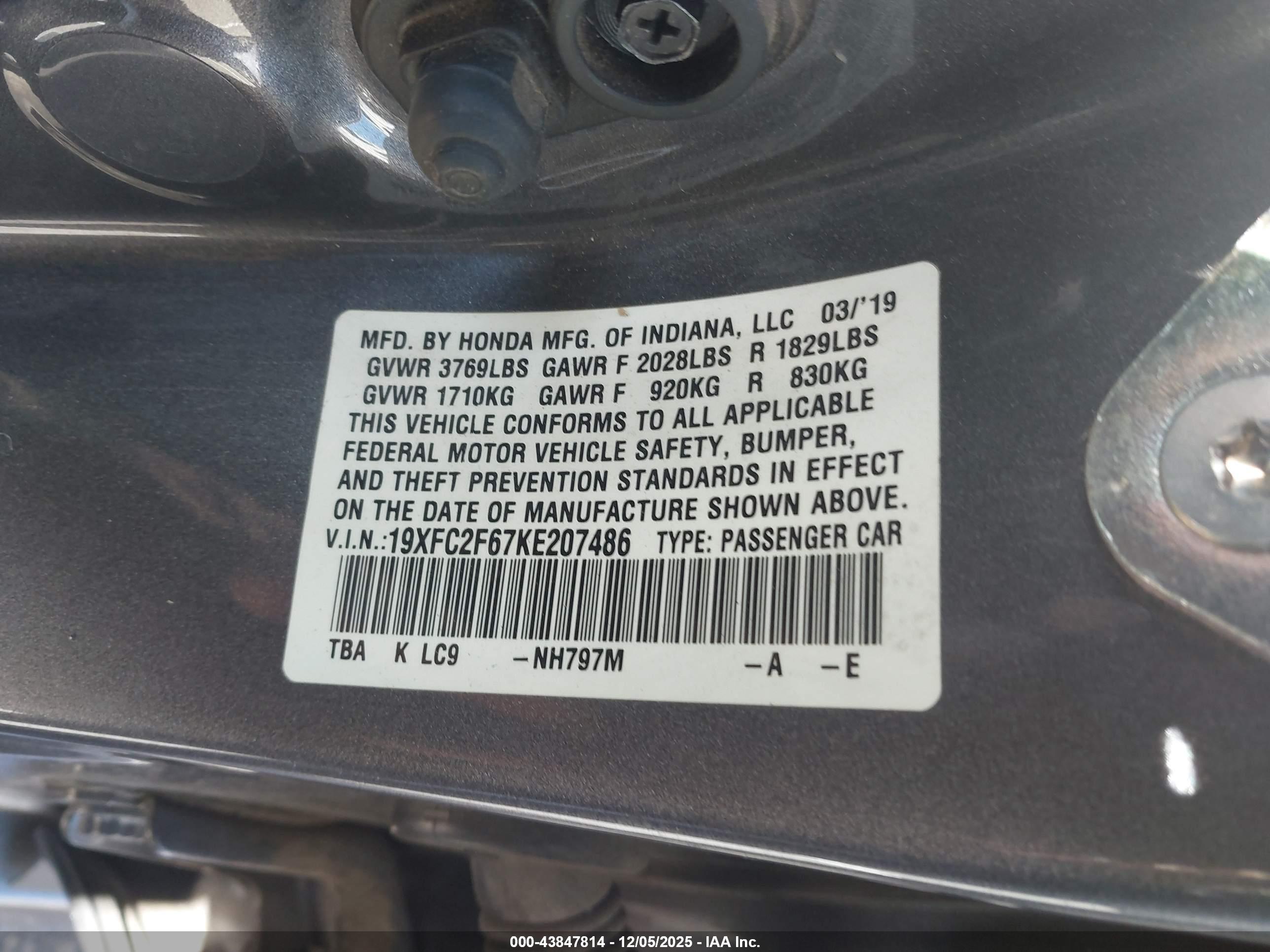 HONDA CIVIC image 9