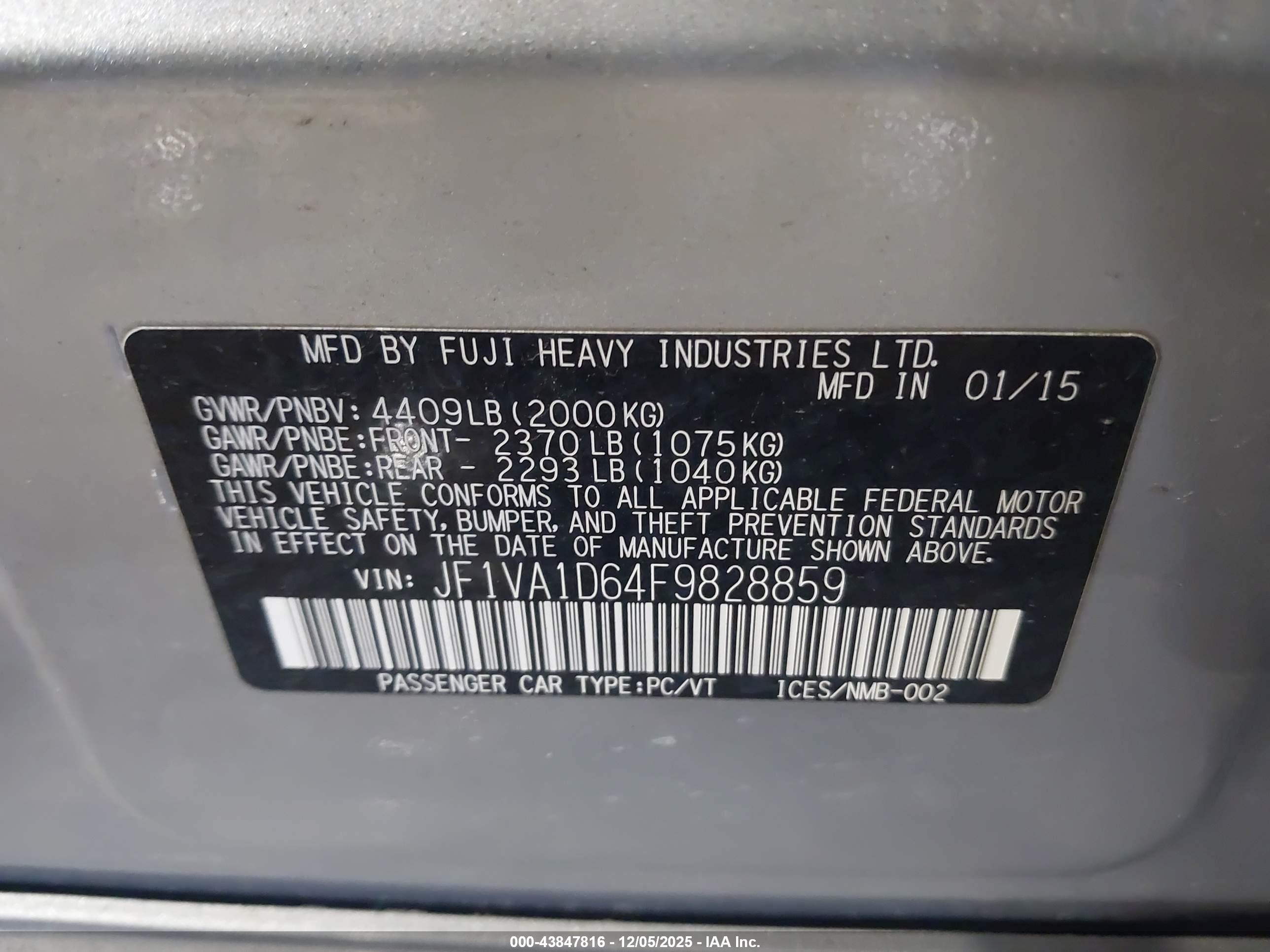 SUBARU WRX image 9