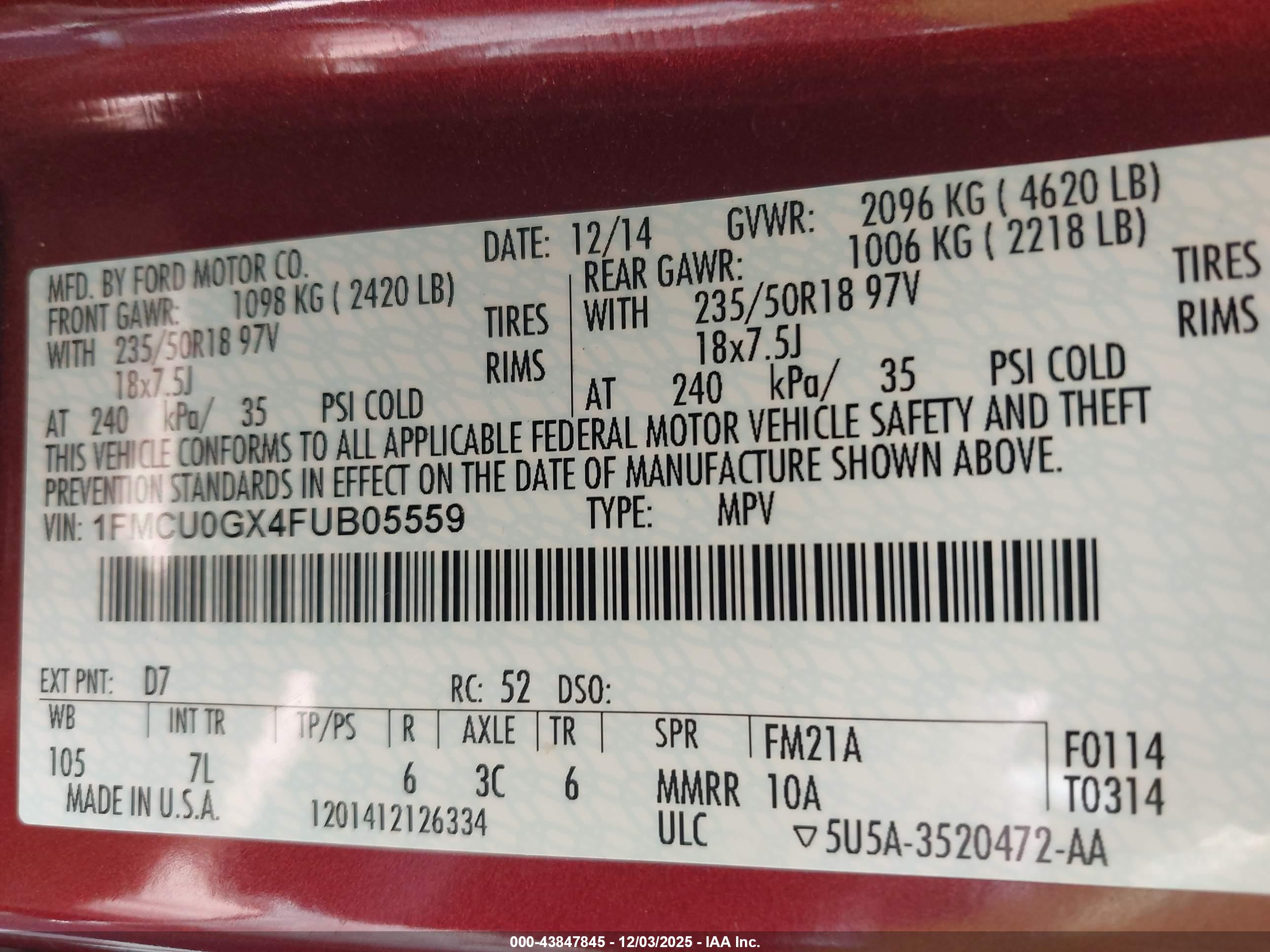 FORD ESCAPE image 9