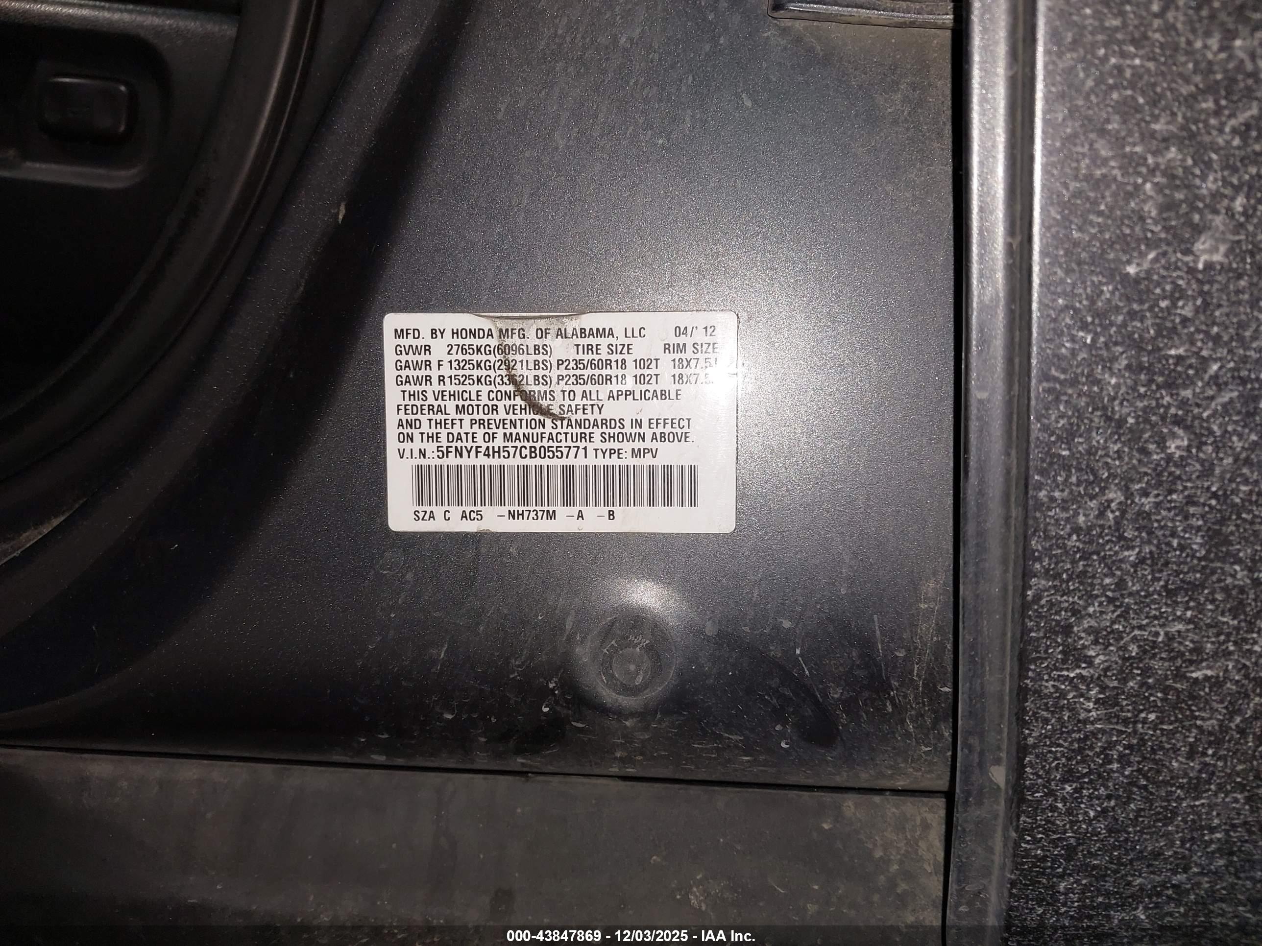 HONDA PILOT image 9
