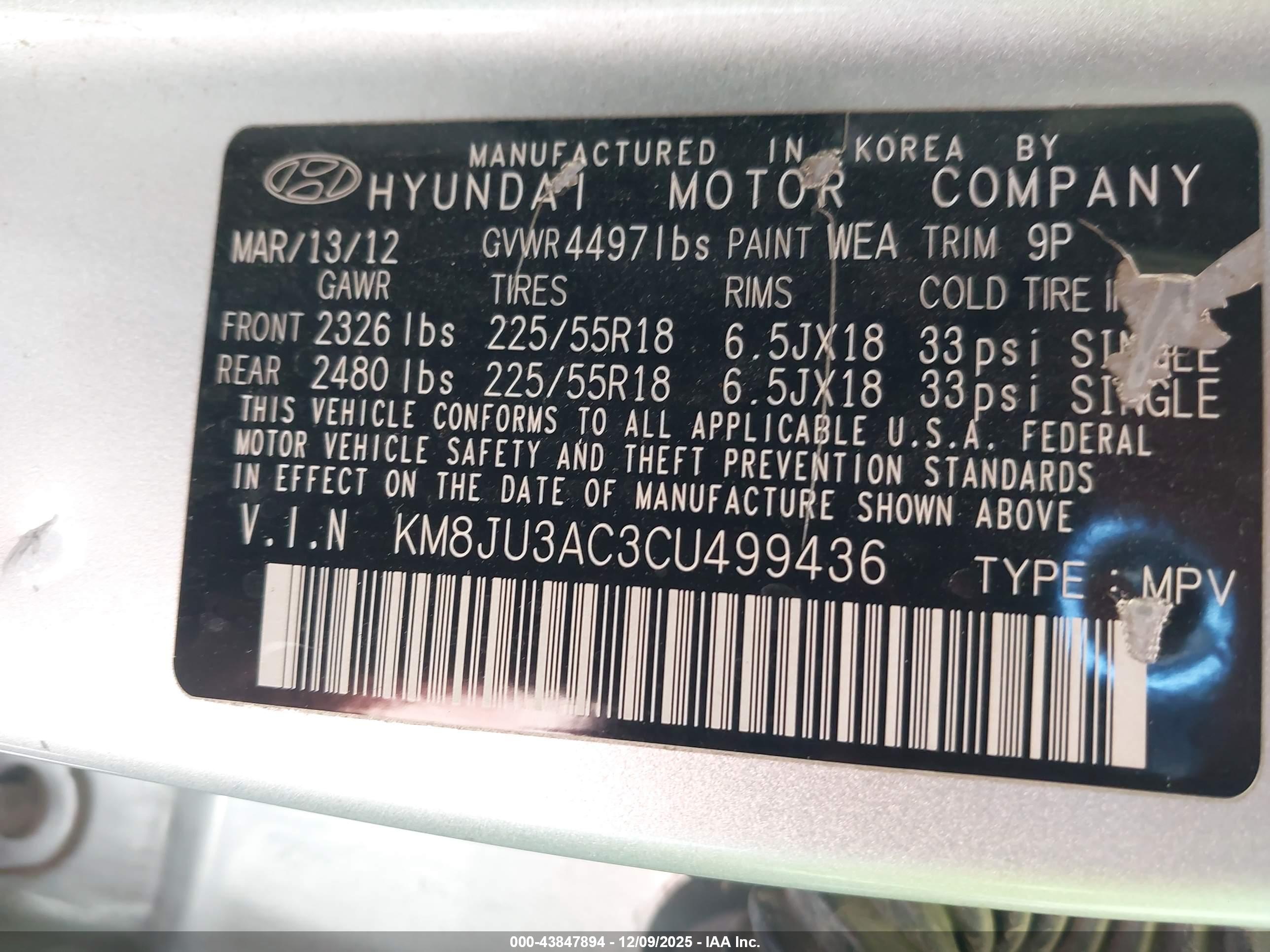 HYUNDAI TUCSON image 9