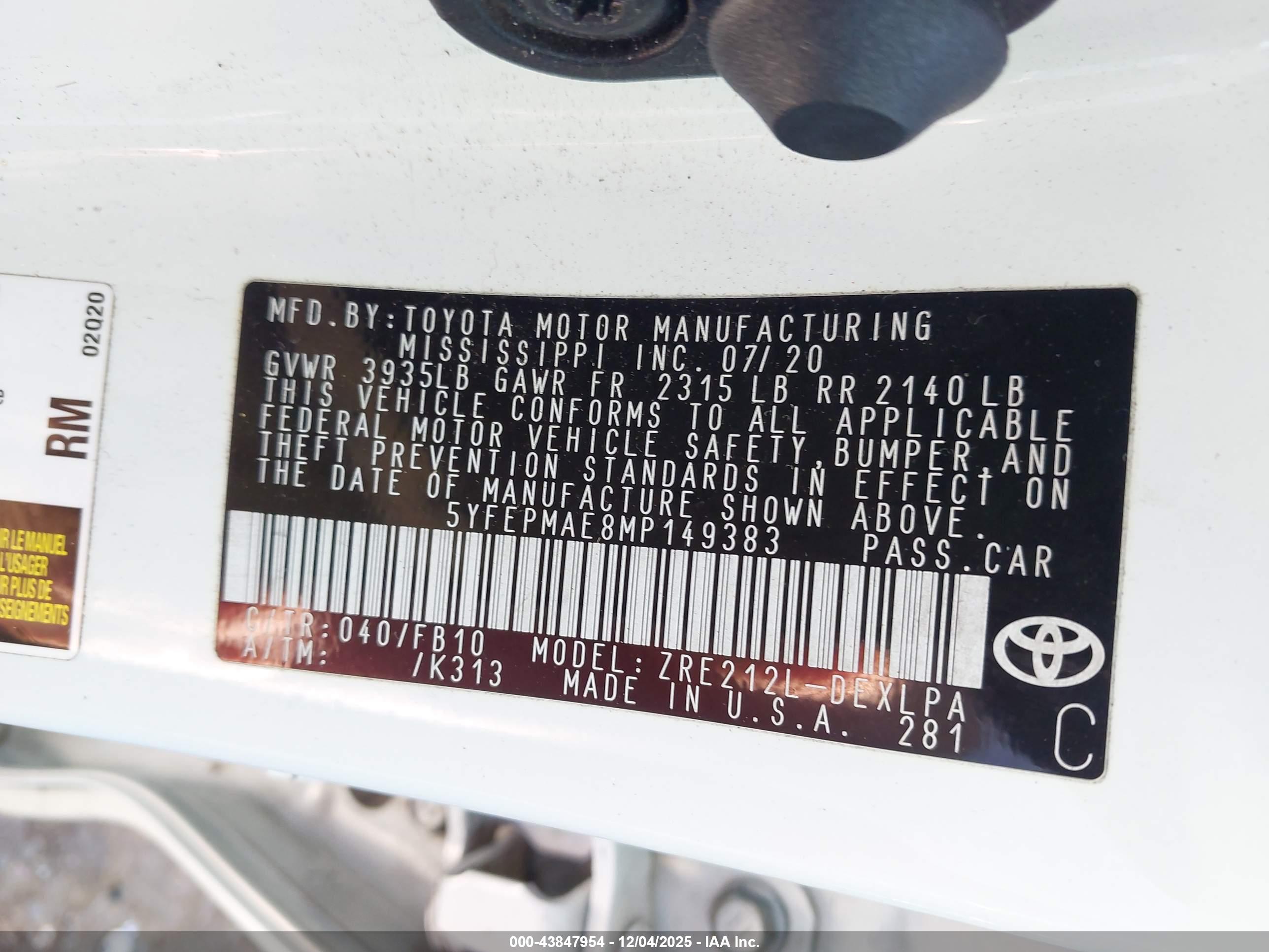 TOYOTA COROLLA image 9