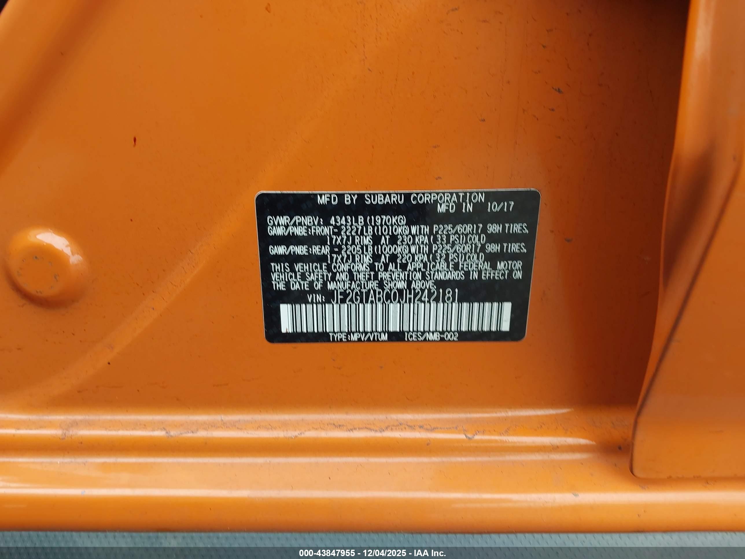 SUBARU CROSSTREK image 9