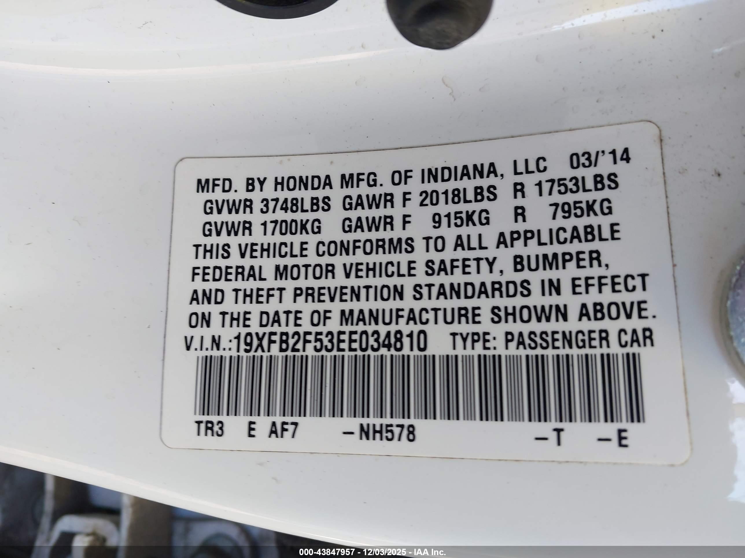 HONDA CIVIC image 9