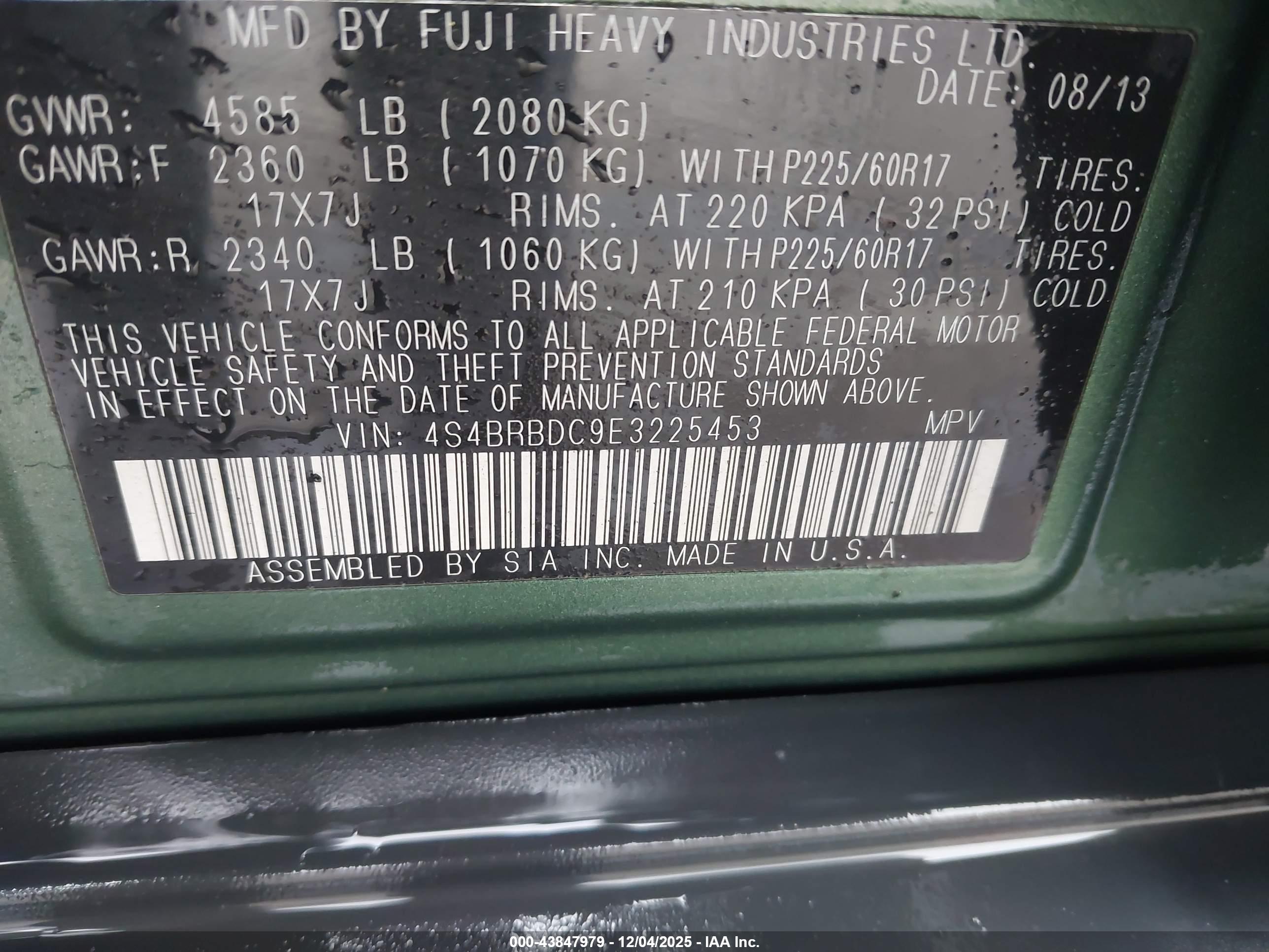 SUBARU OUTBACK image 9