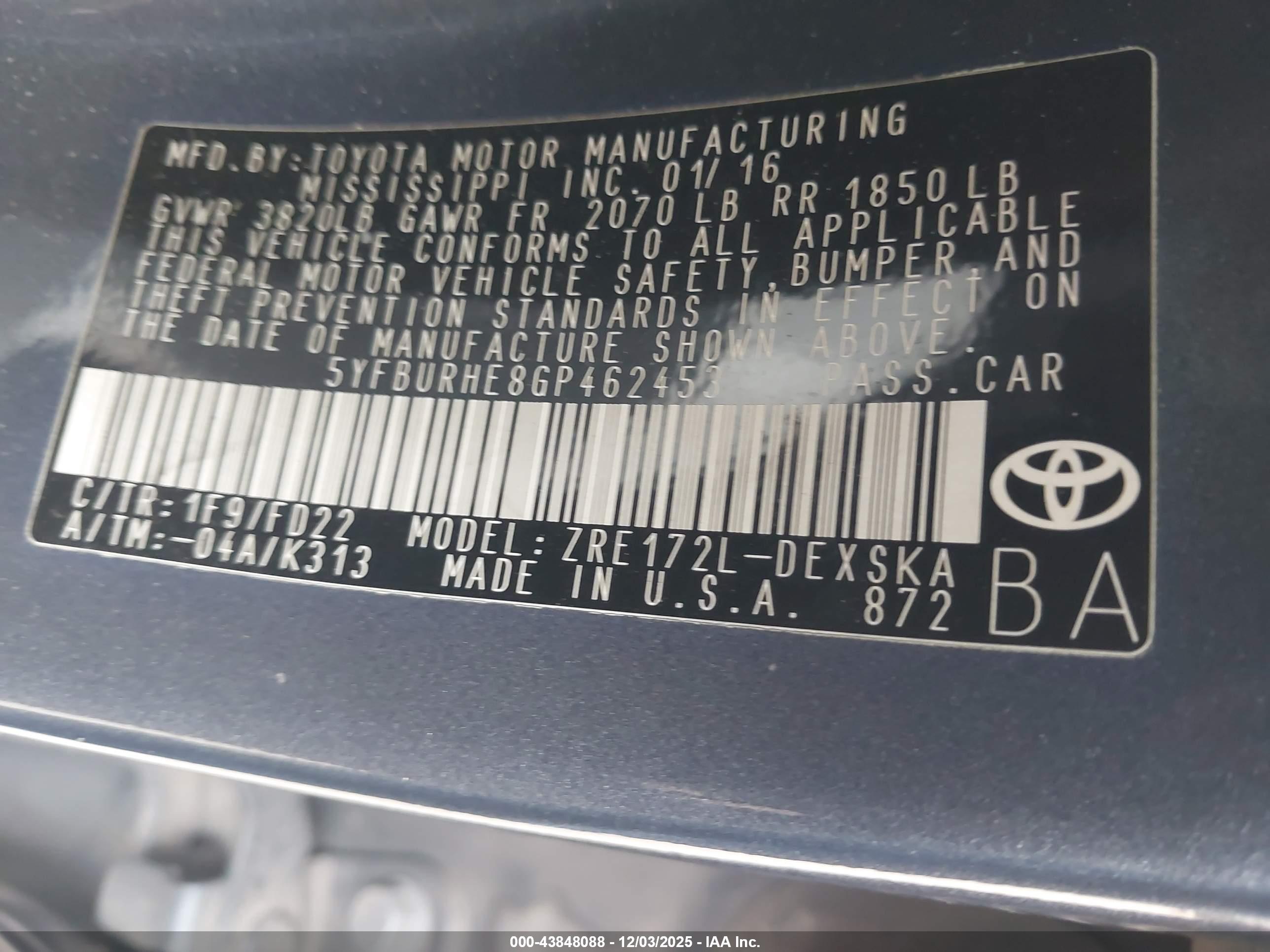 TOYOTA COROLLA image 9