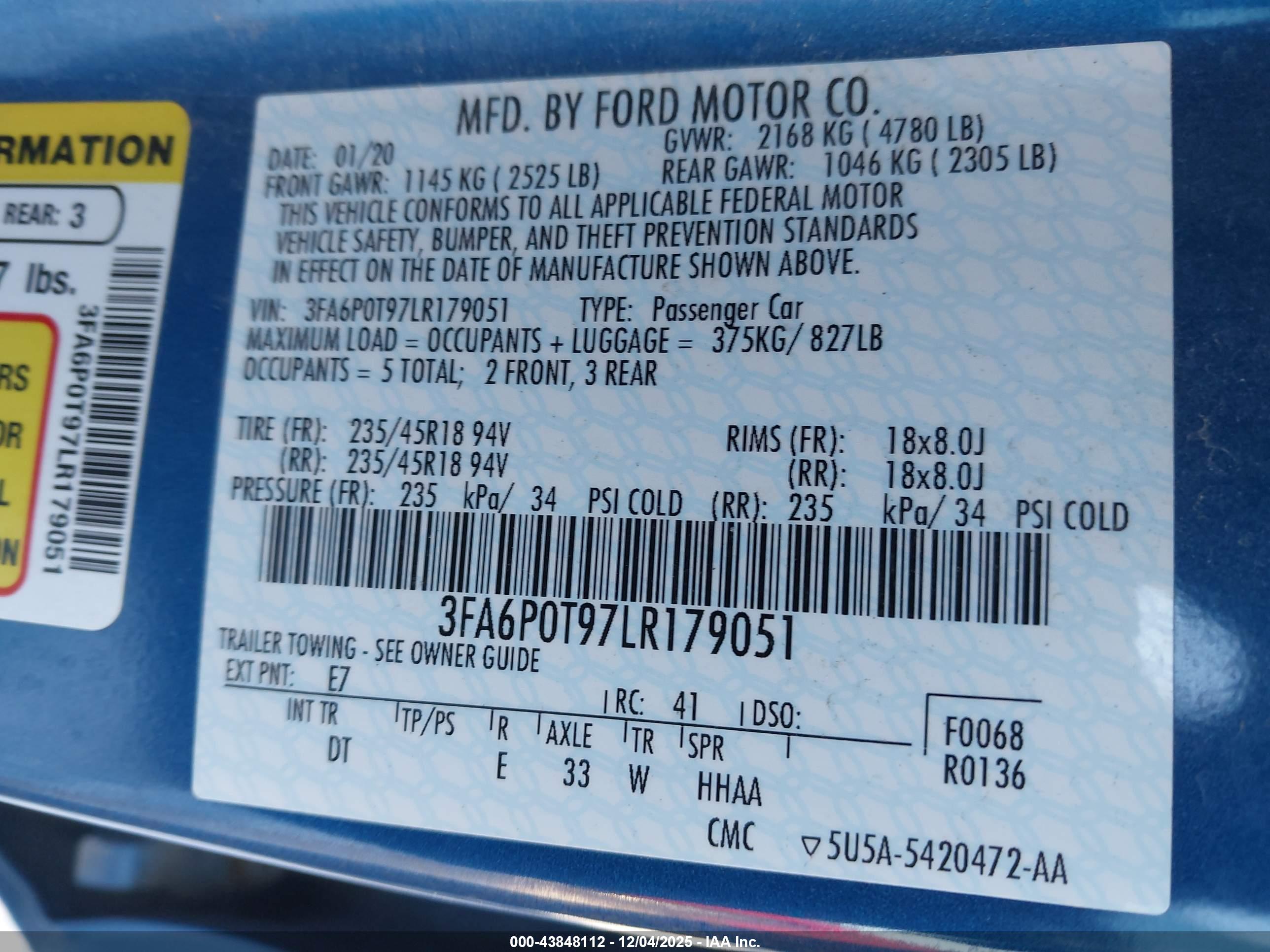 FORD FUSION image 9