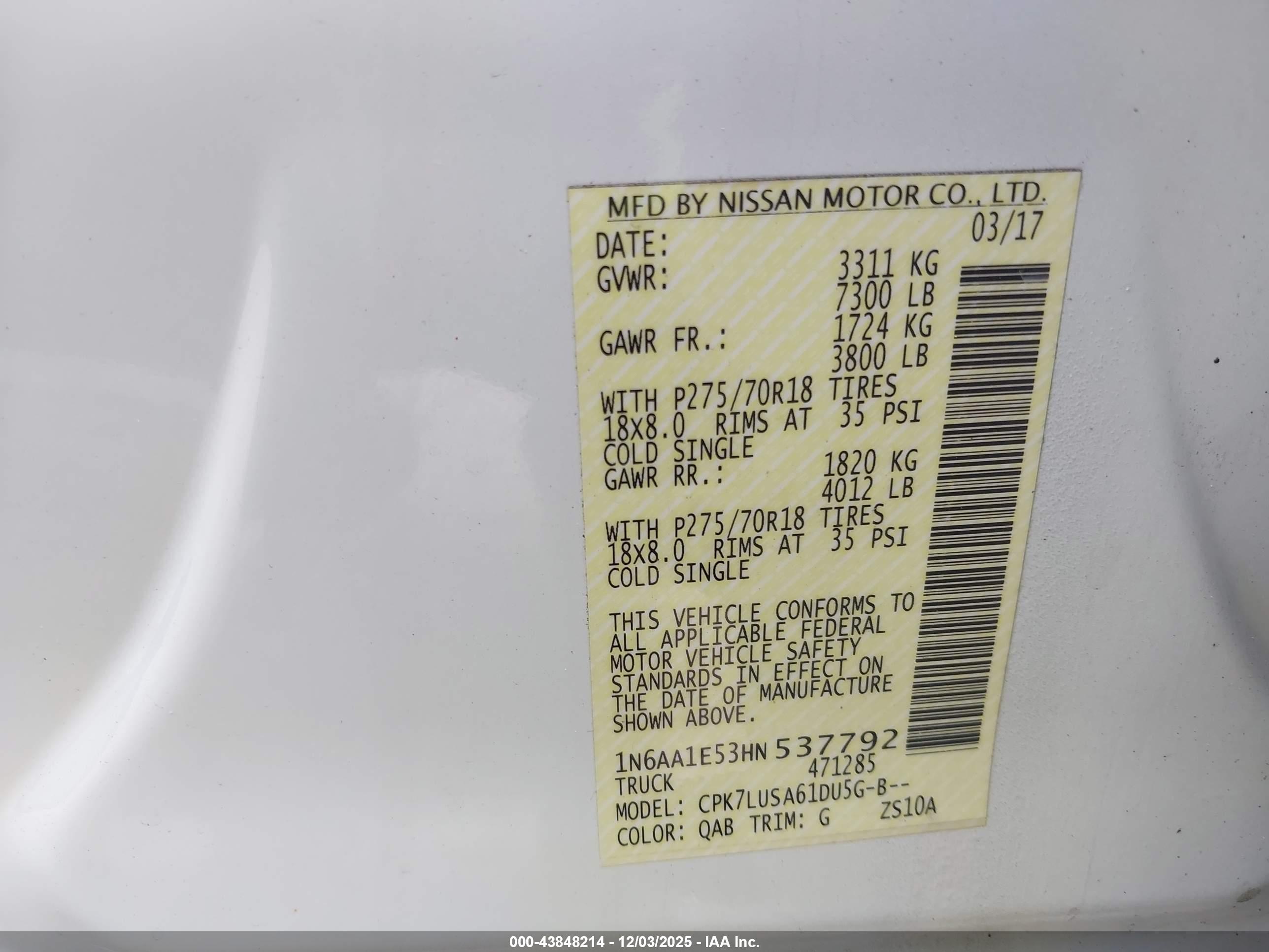 NISSAN TITAN image 9