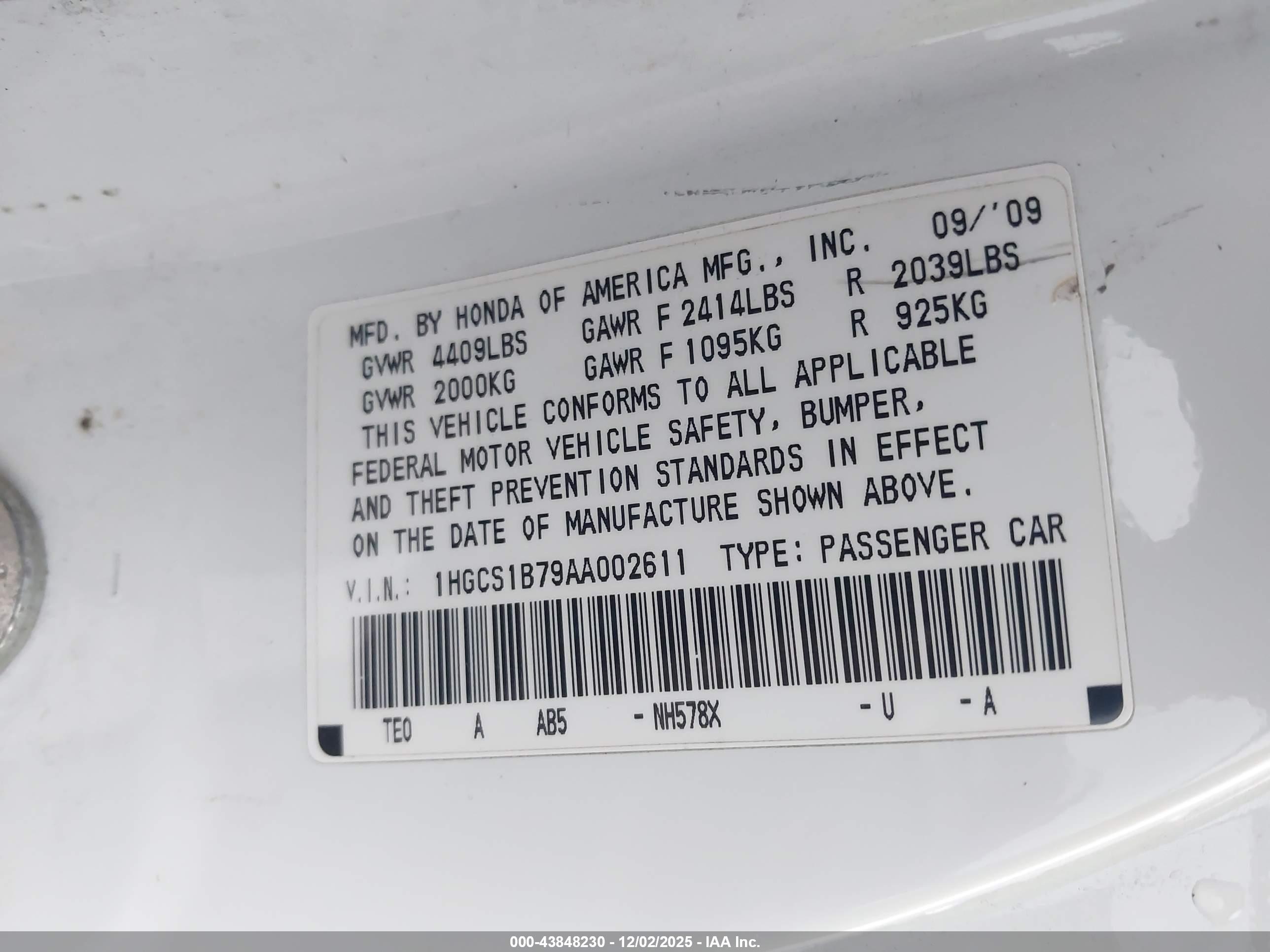 HONDA ACCORD image 9